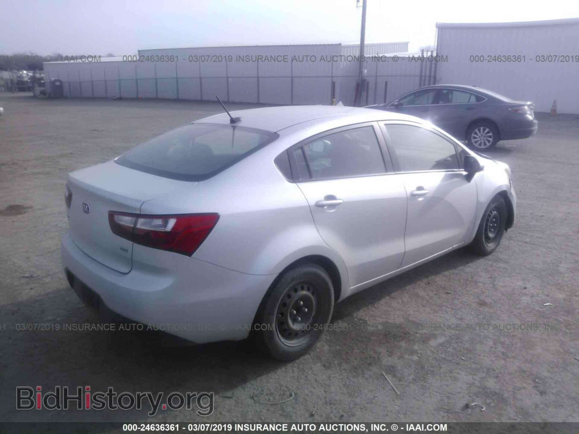 2015 KIA RIO - VIN: KNADM4A33F6470306 - Фото 4