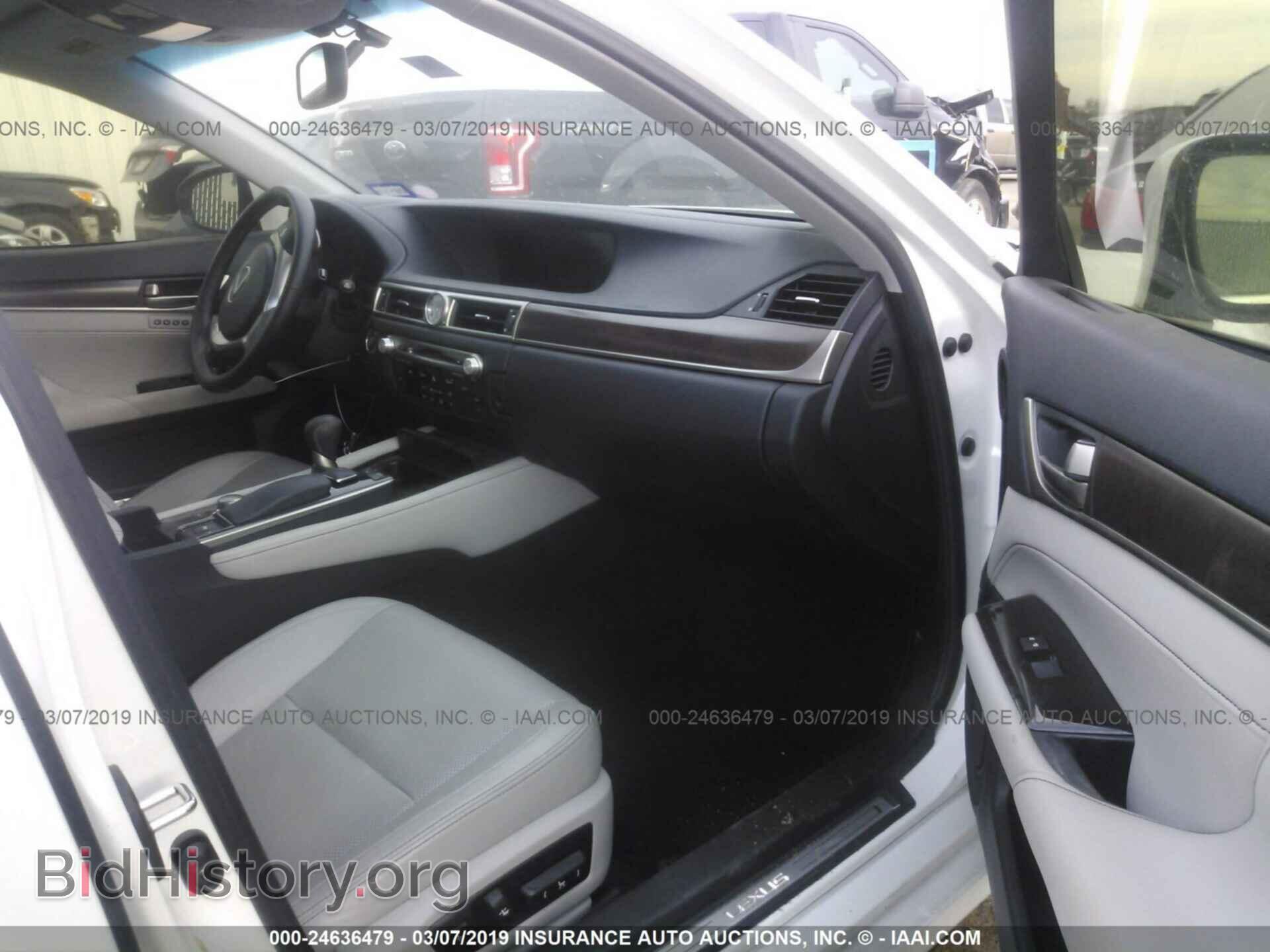 2013 LEXUS GS - VIN: JTHBE1BL0D5023874 - Фото 5