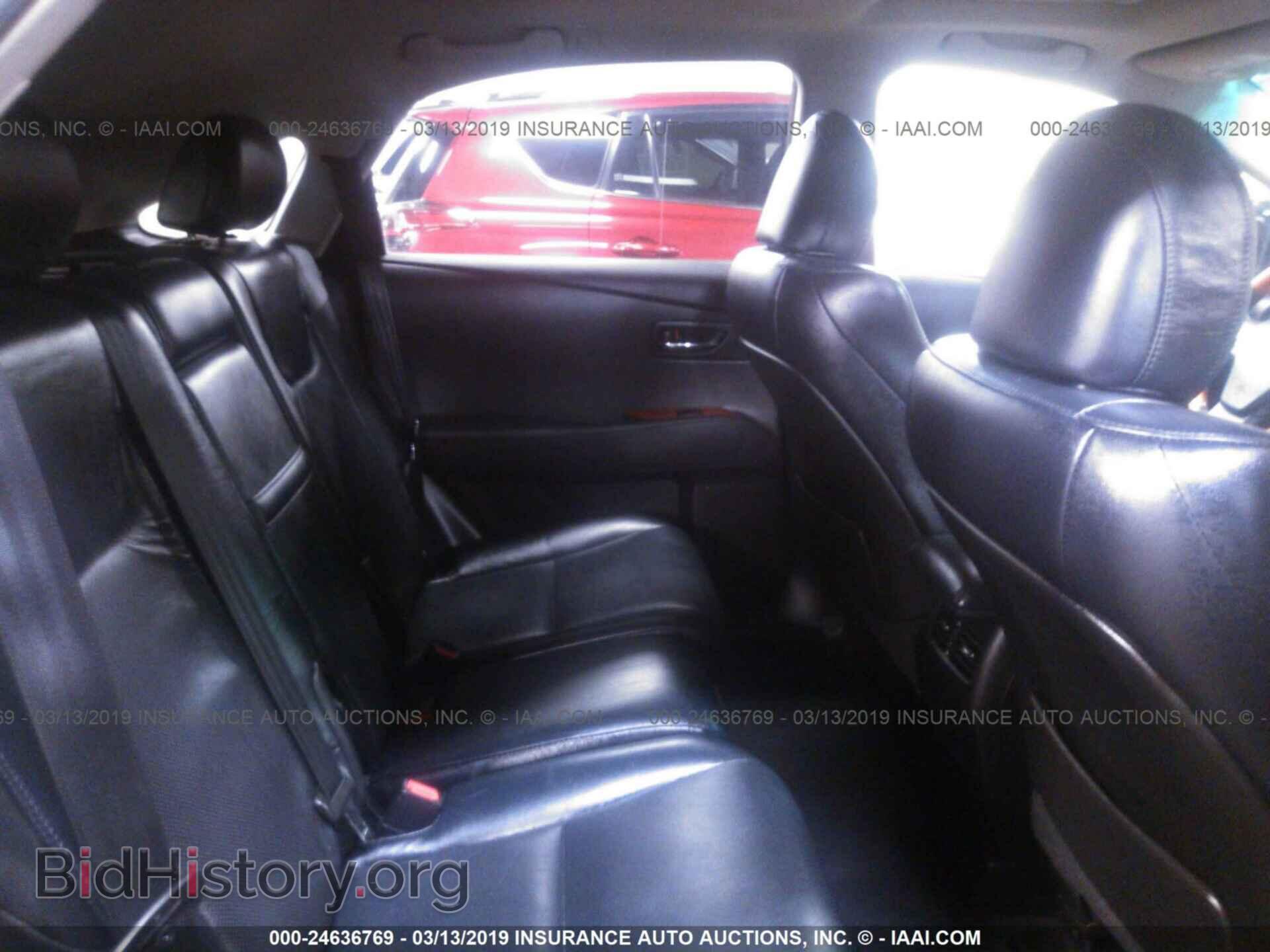 2011 LEXUS RX - VIN: 2T2BK1BA9BC083947 - Photo 8