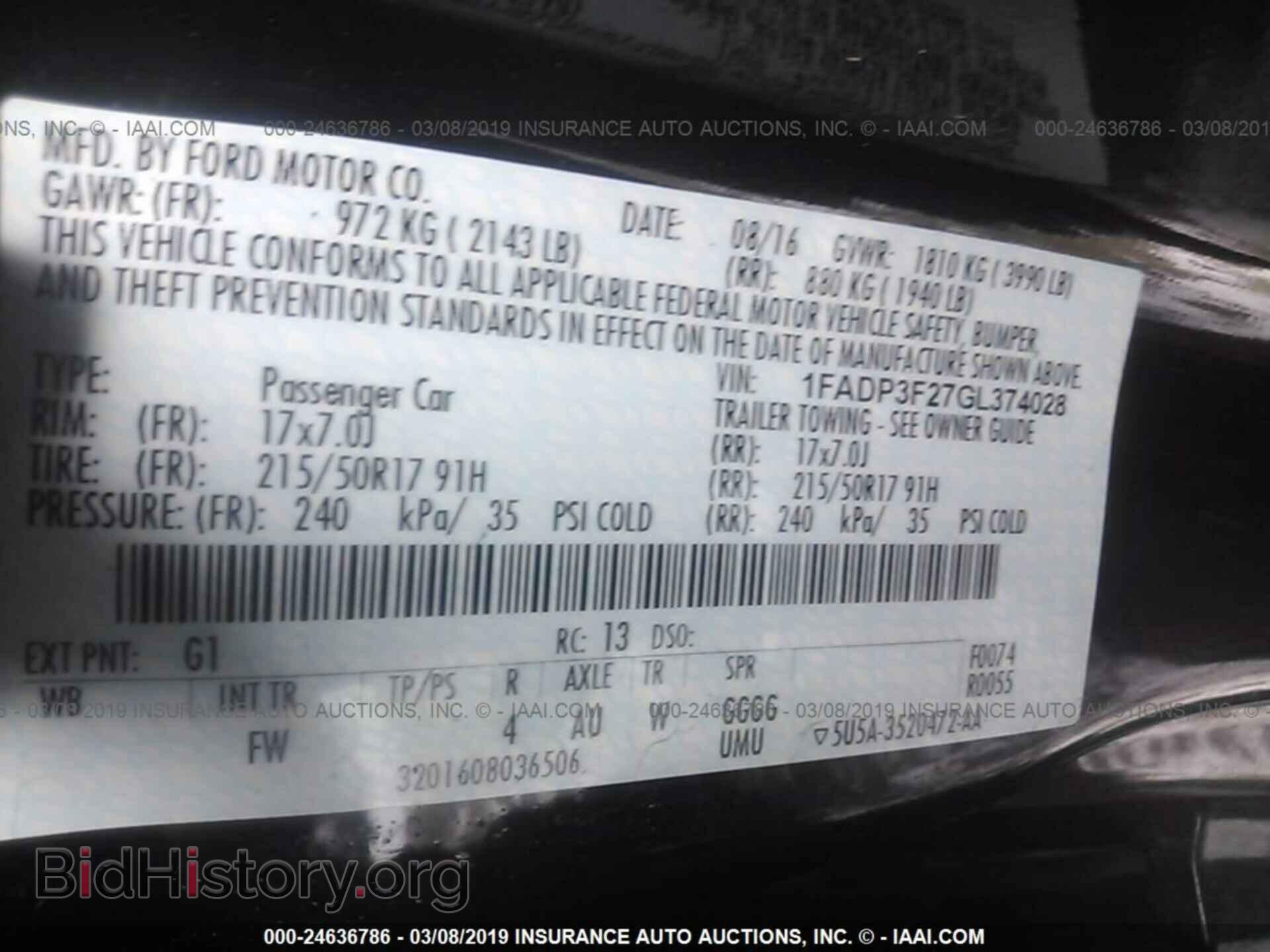 2016 FORD FOCUS - VIN: 1FADP3F27GL374028 - Photo 9