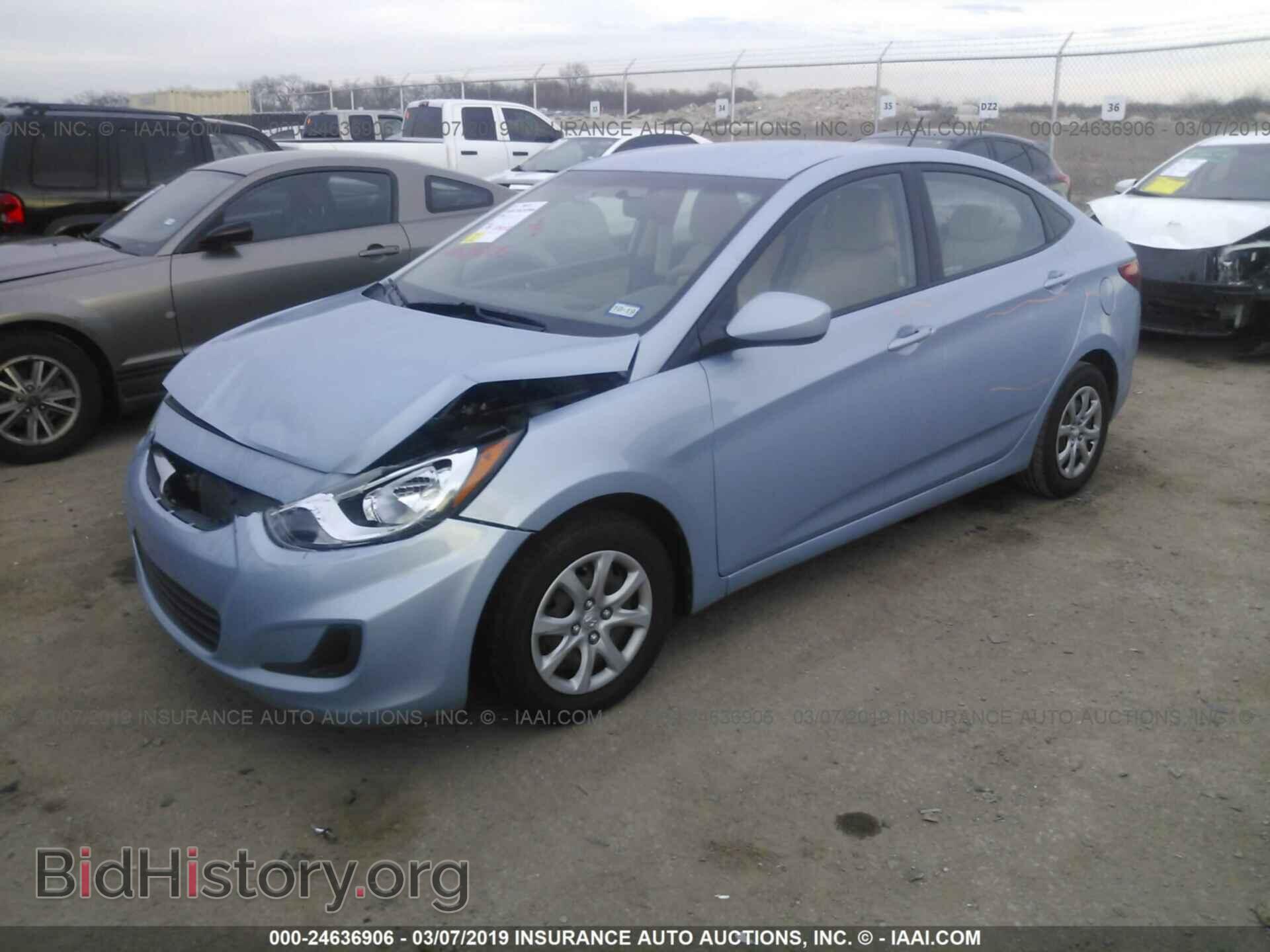 2012 HYUNDAI ACCENT - VIN: KMHCT4AE1CU258431 - Фото 2