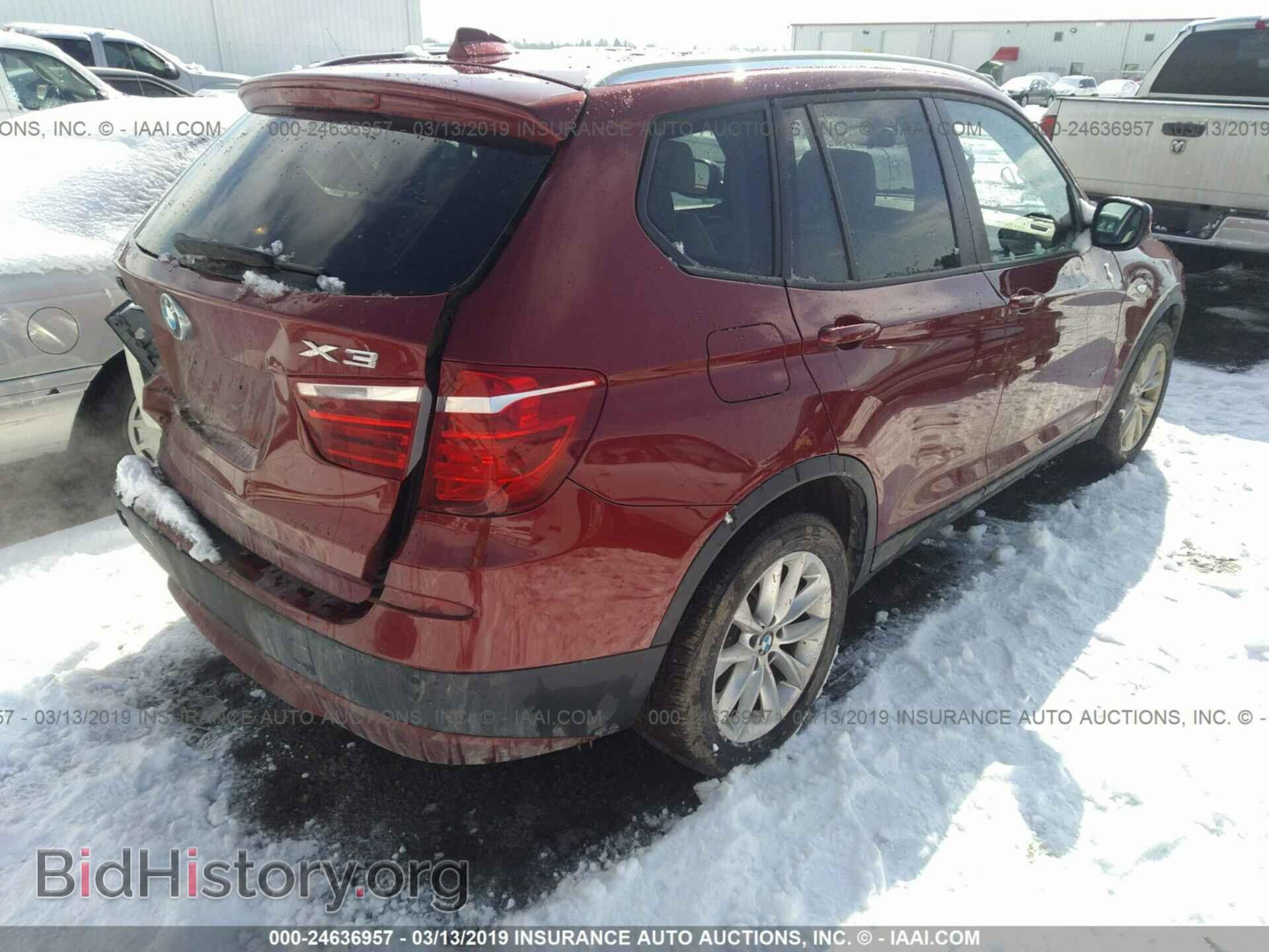 2014 BMW X3 - VIN: 5UXWX9C50E0D13379 - Фото 4