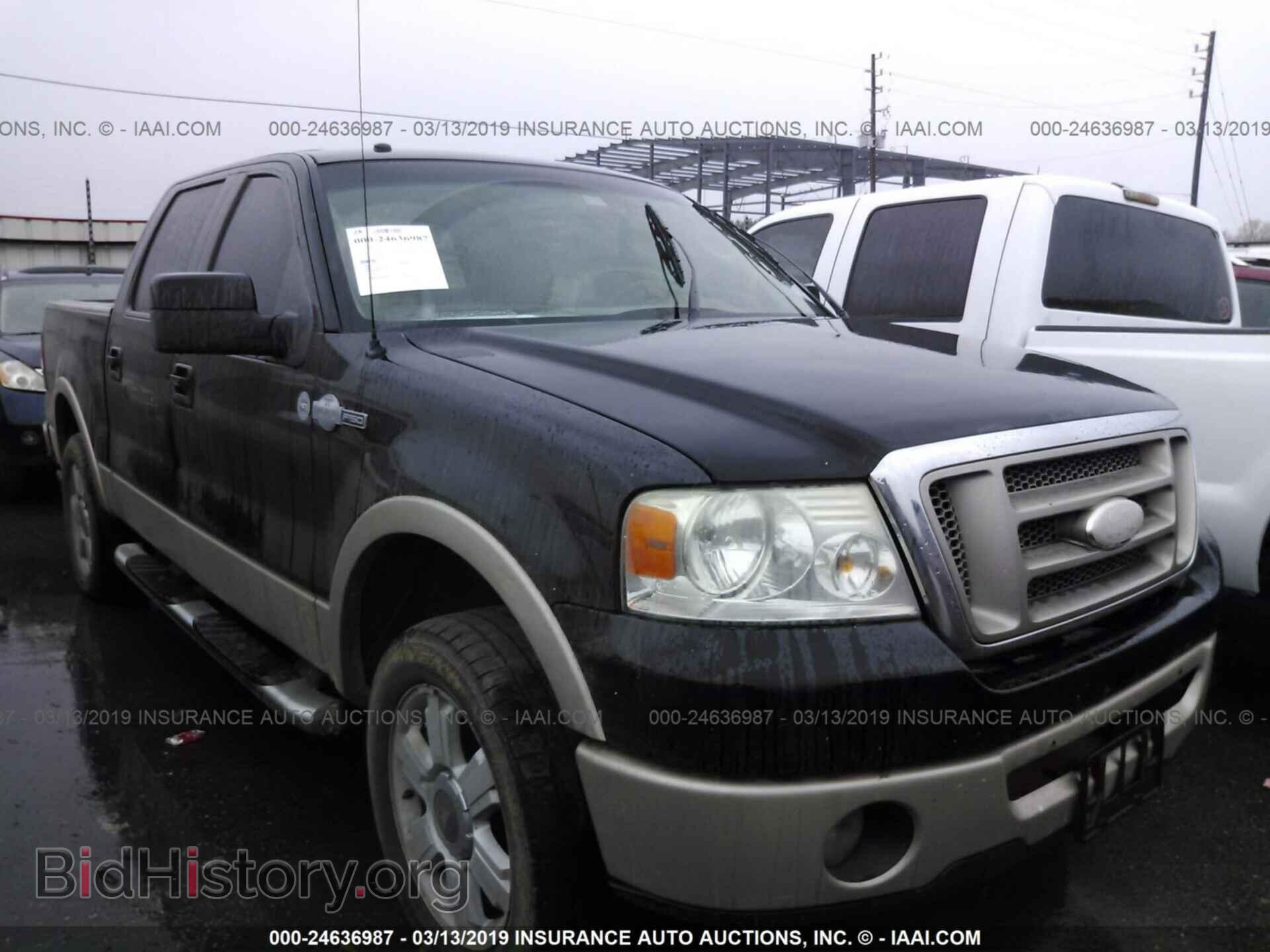 Photo 1FTPW12V77KC96676 - FORD F150 2007