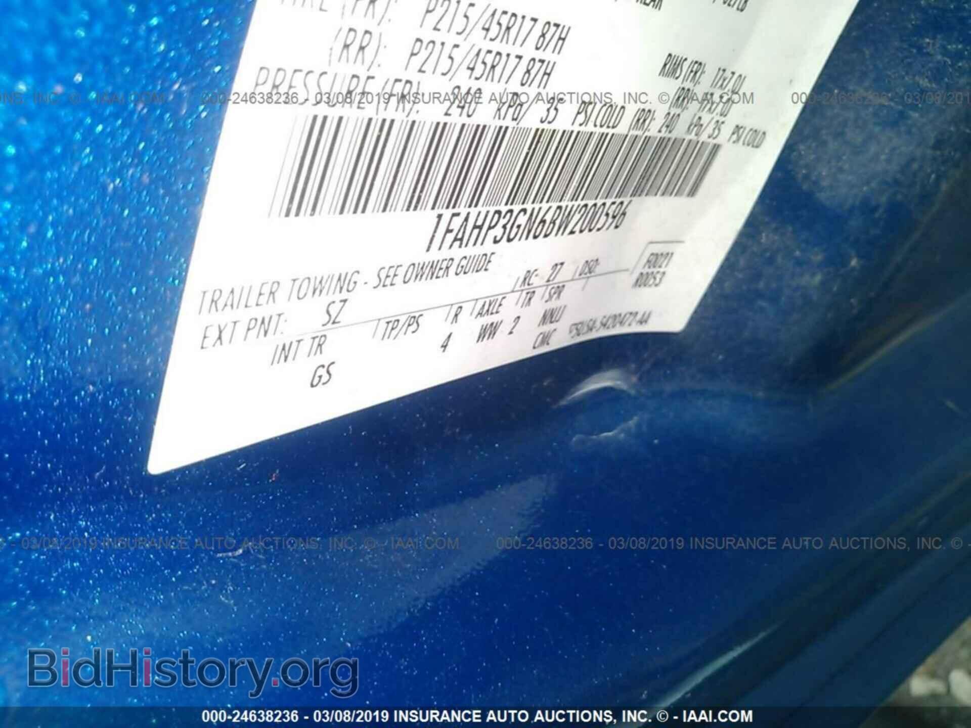 2011 FORD FOCUS - VIN: 1FAHP3GN6BW200596 - Photo 9