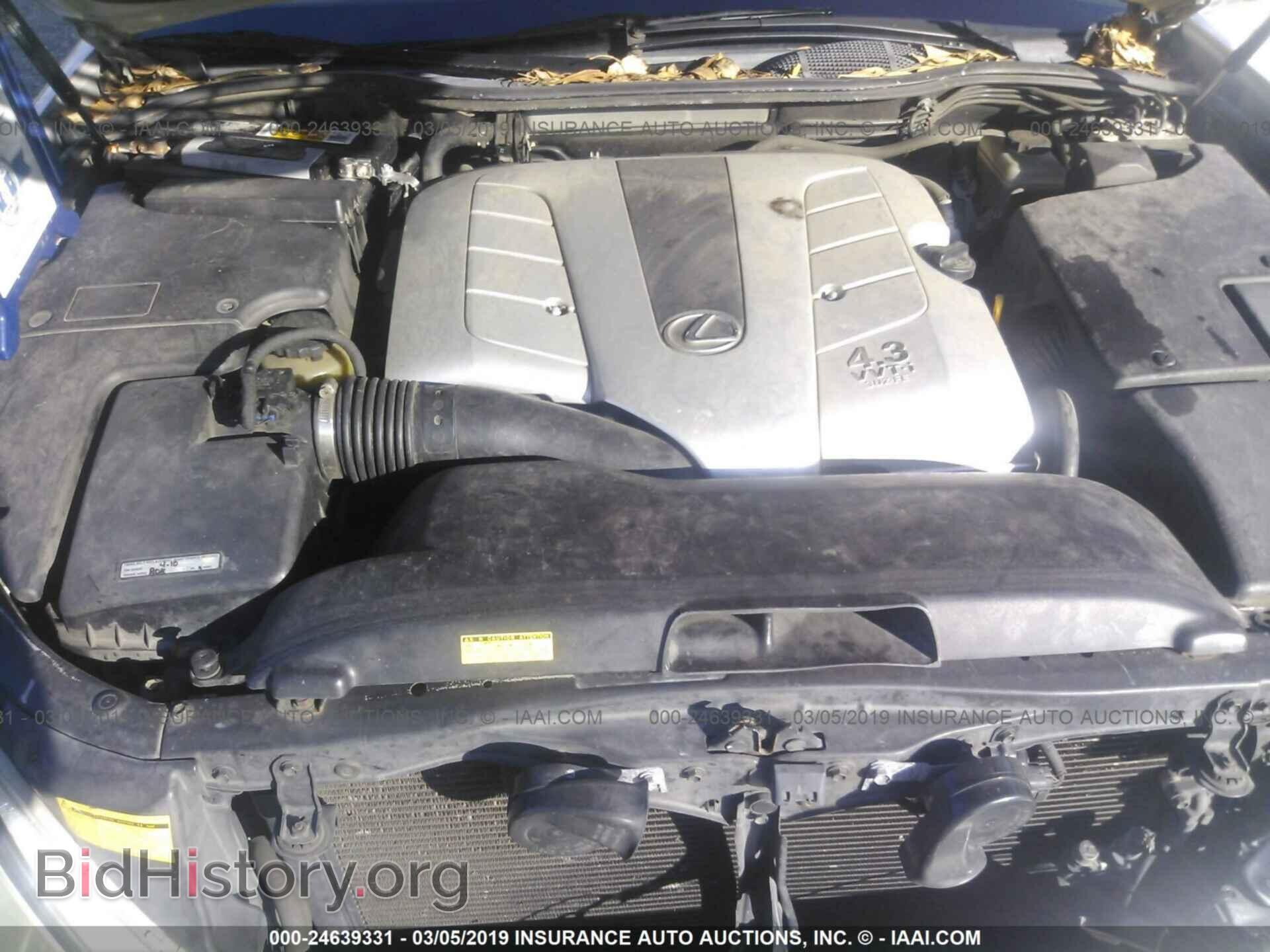 2003 LEXUS LS - VIN: JTHBN30F130105875 - Фото 10