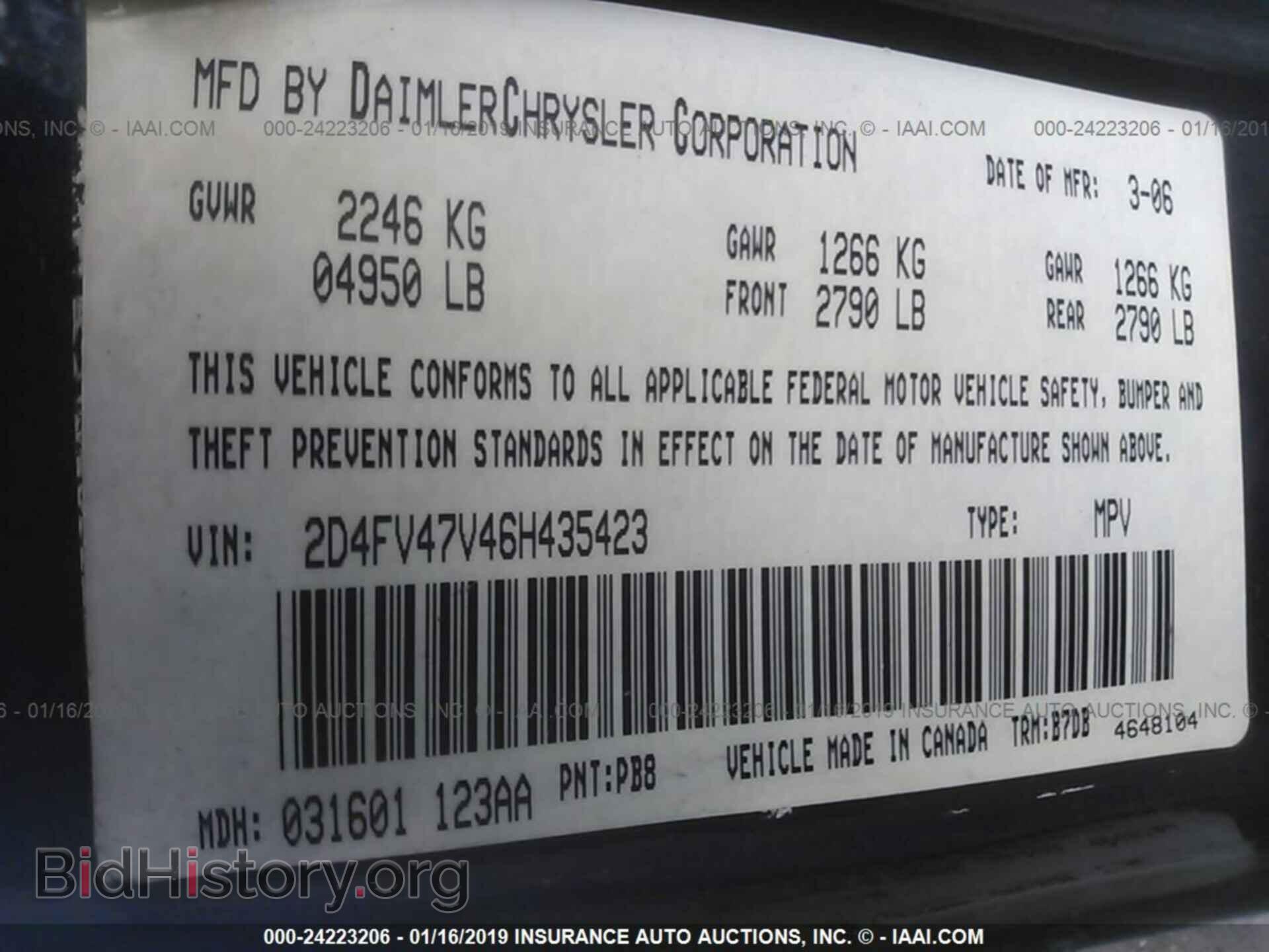 2006 DODGE MAGNUM - VIN: 2D4FV47V46H435423 - Фото 9