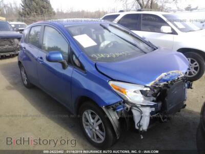 2014 Nissan VERSA NOTE, синий — VIN 3N1CE2CP2EL375033, IAAI