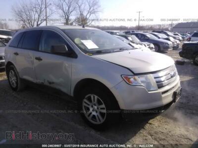 2007 Ford EDGE SE, белый — VIN 2FMDK36CX7BB14252, IAAI