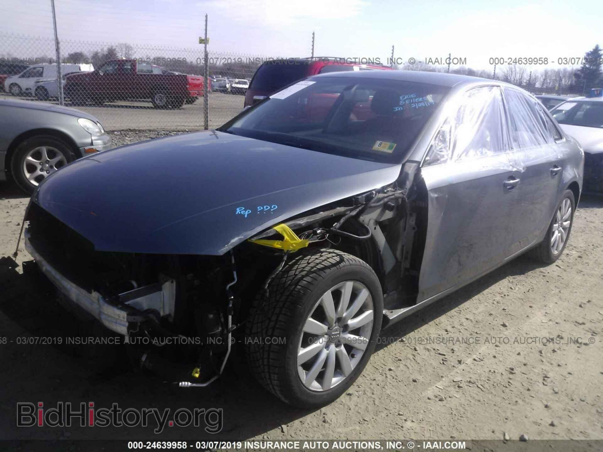 2012 AUDI A4 - VIN: WAUBFAFL0CN010370 - Photo 2
