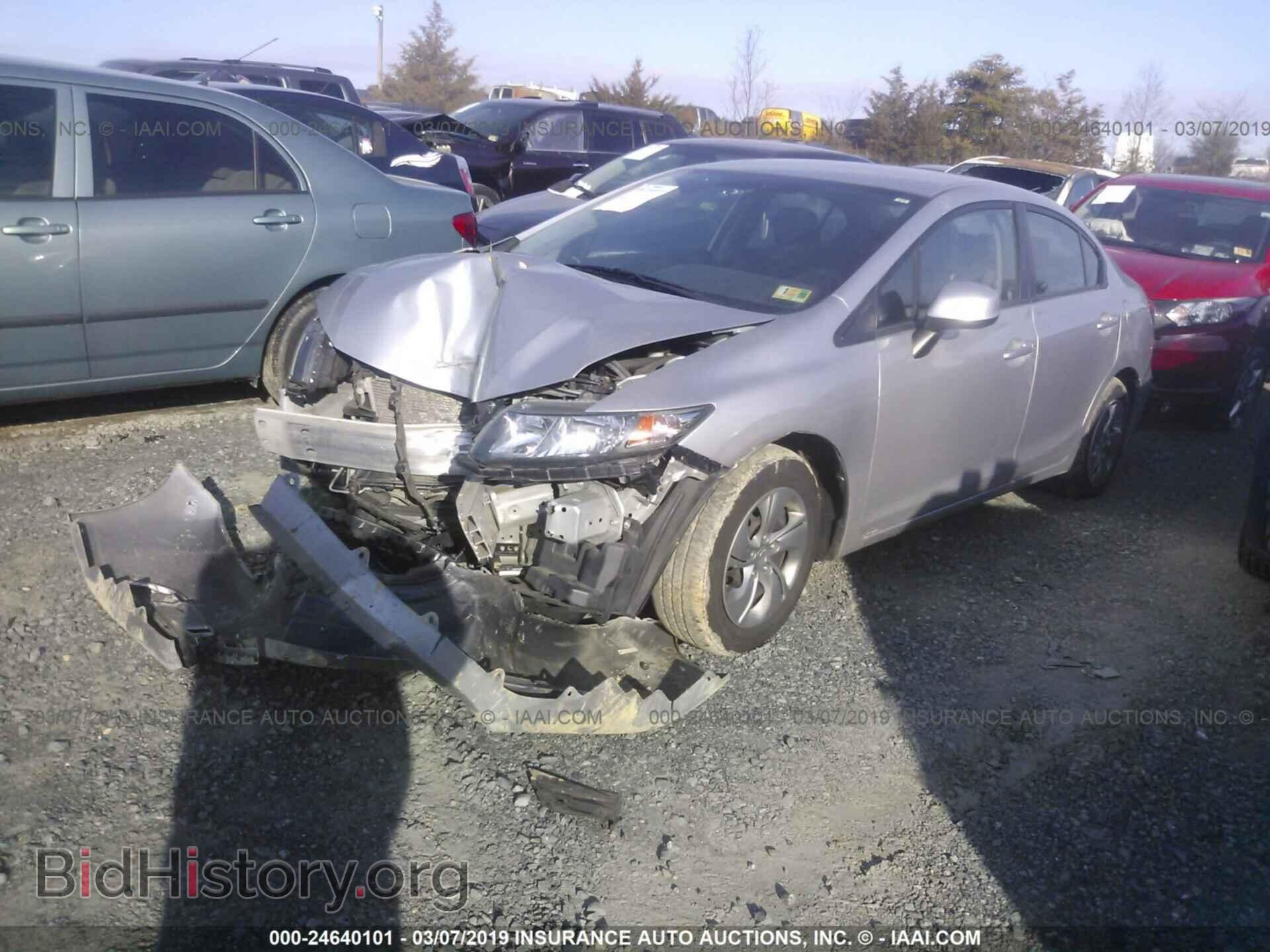 2013 HONDA CIVIC - VIN: 19XFB2F52DE284134 - Фото 2