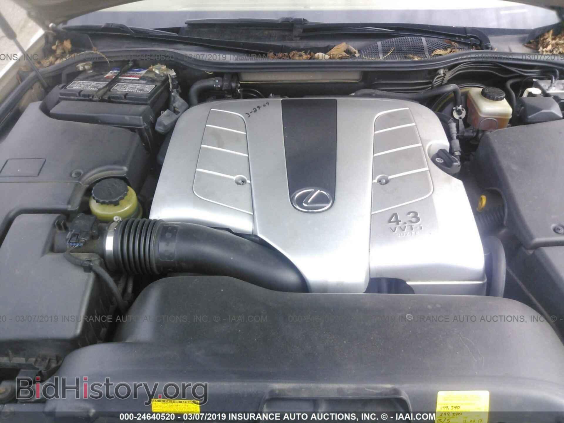 2002 LEXUS LS - VIN: JTHBN30F620077327 - Фото 10