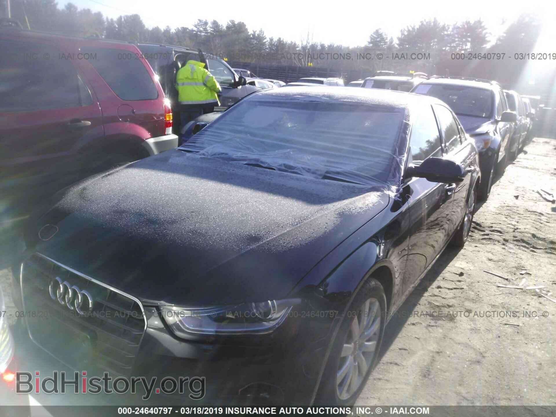 2013 AUDI A4 - VIN: WAUBFAFL0DN008393 - Фото 2
