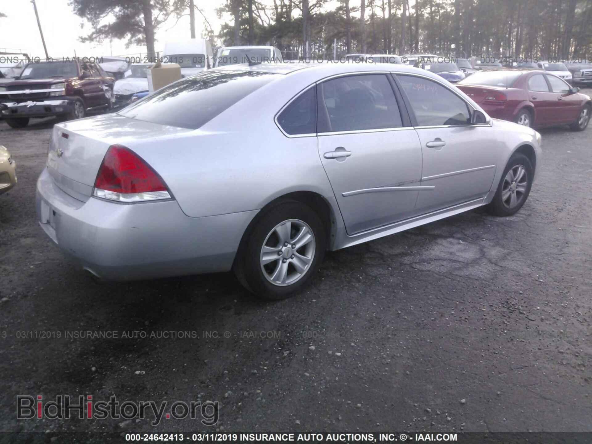2012 CHEVROLET IMPALA - VIN: 2G1WF5E31C1323306 - Фото 4