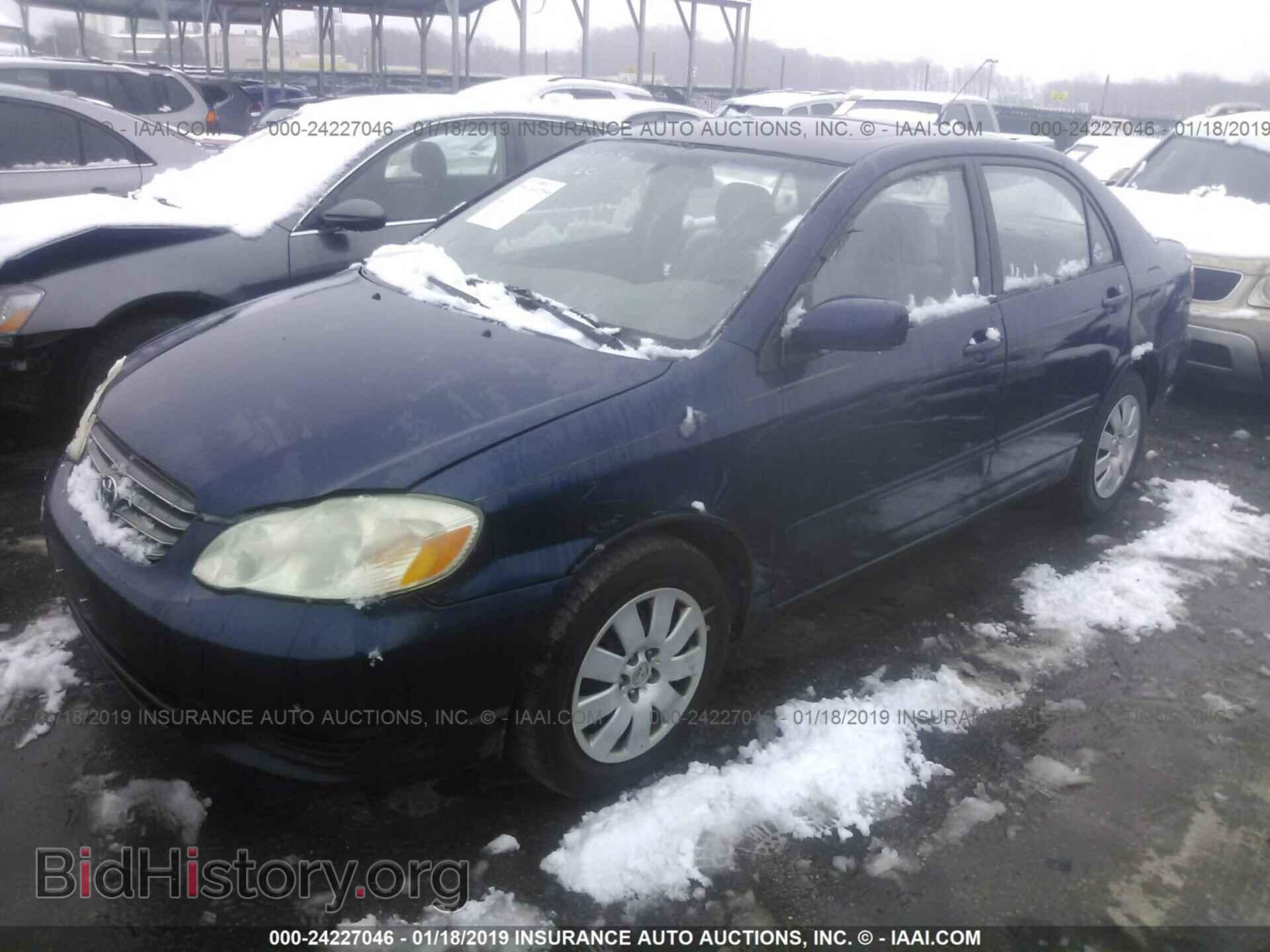 2003 TOYOTA COROLLA - VIN: 2T1BR32E53C006346 - Фото 2