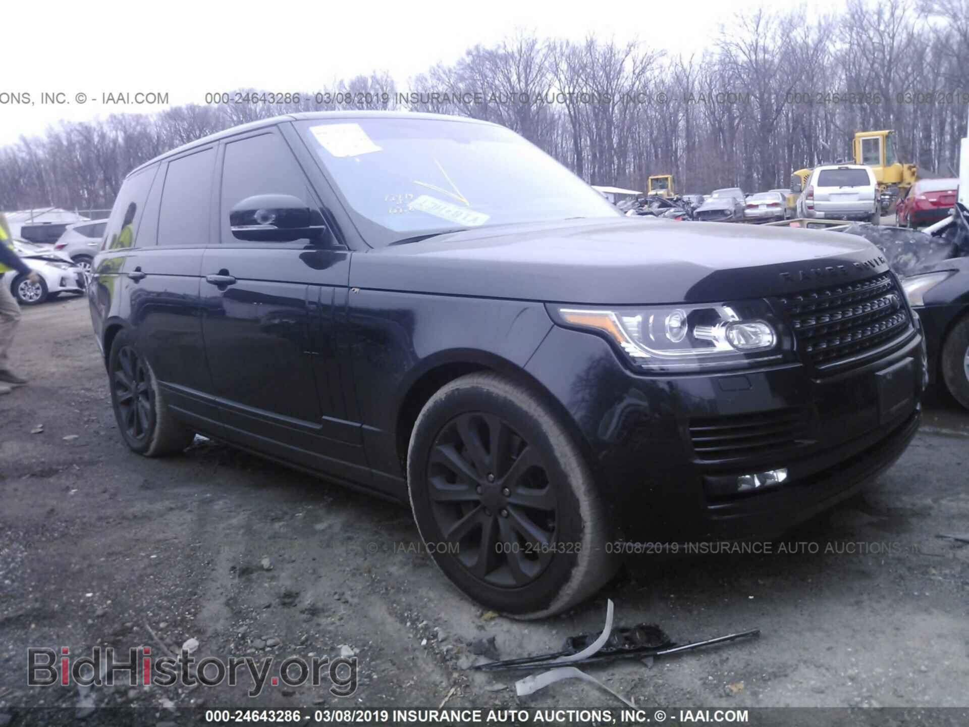 Фотография SALGS2PF1GA293418 - LAND ROVER RANGE ROVER 2016