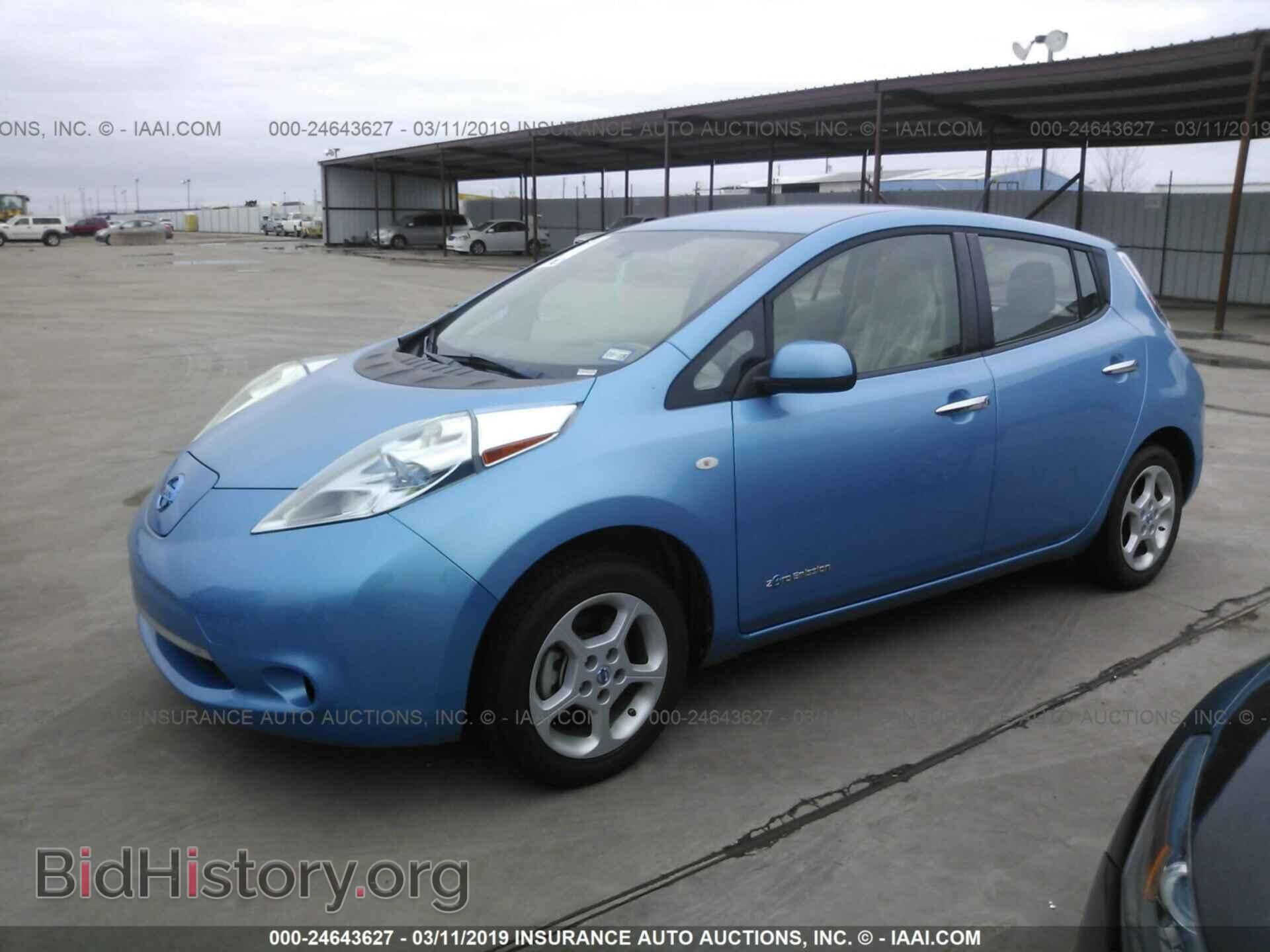 2011 NISSAN LEAF - VIN: JN1AZ0CP6BT009454 - Фото 2