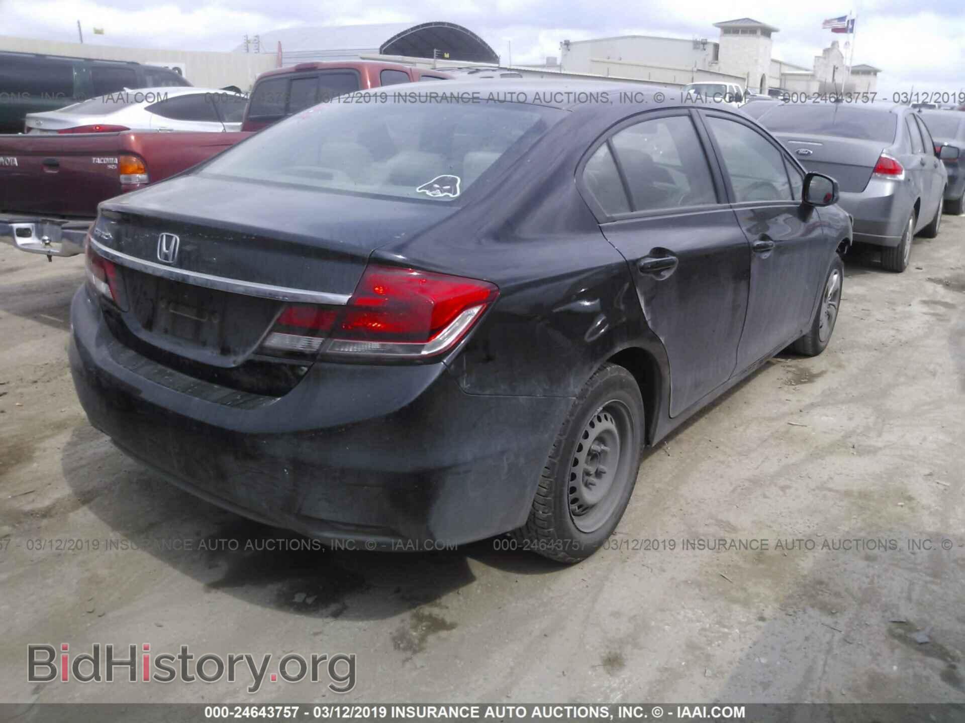 2013 HONDA CIVIC - VIN: 19XFB2F57DE294822 - Фото 4