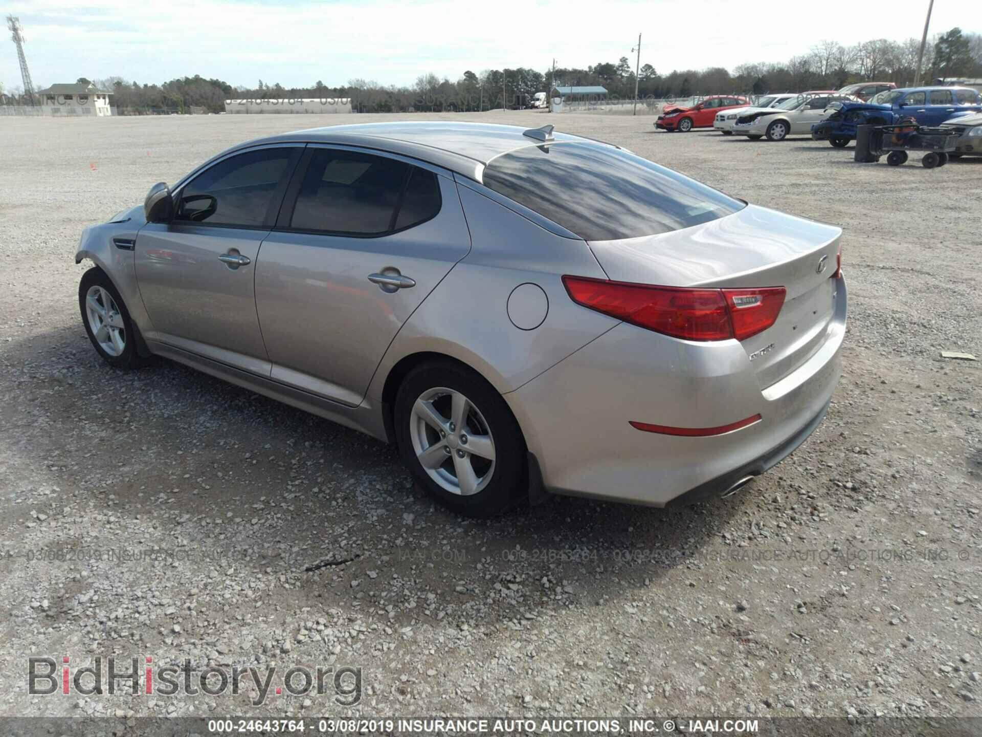 2015 KIA OPTIMA - VIN: KNAGM4A70F5544397 - Фото 3