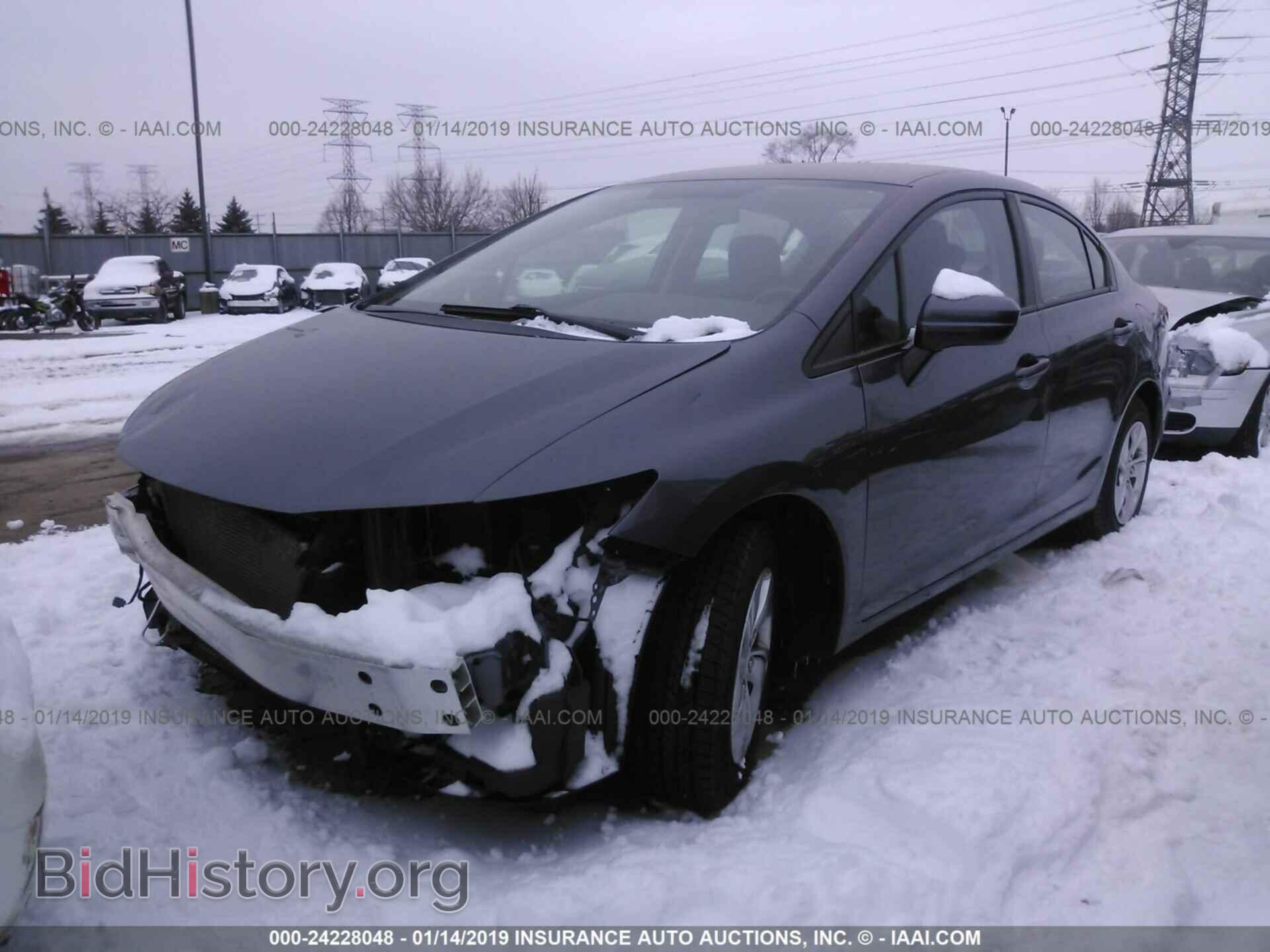 2014 HONDA CIVIC - VIN: 19XFB2F5XEE014537 - Фото 2