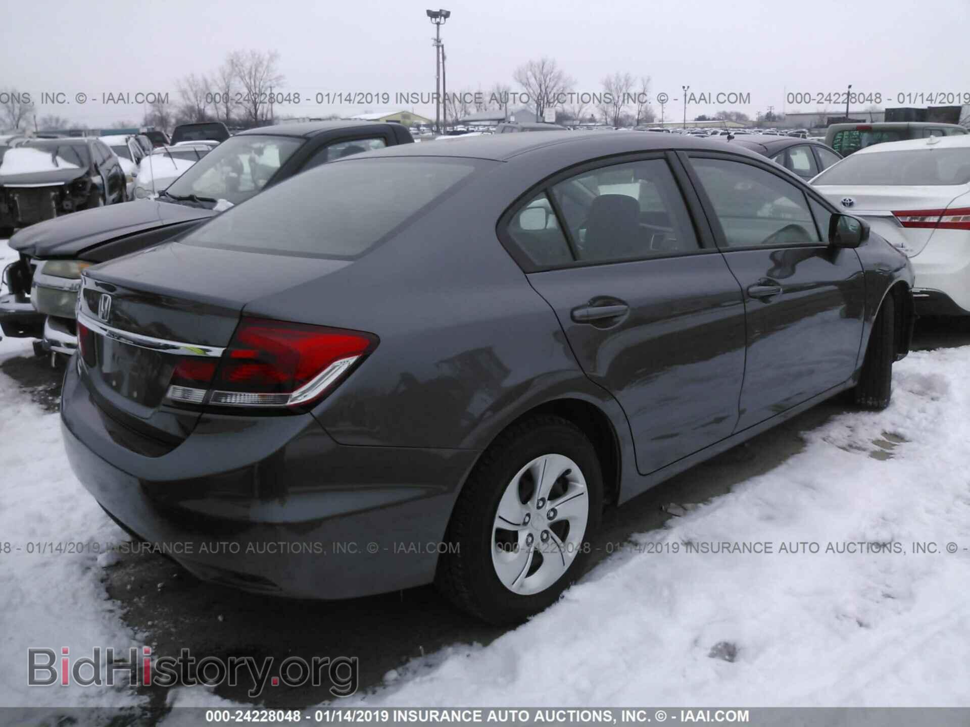 2014 HONDA CIVIC - VIN: 19XFB2F5XEE014537 - Фото 4