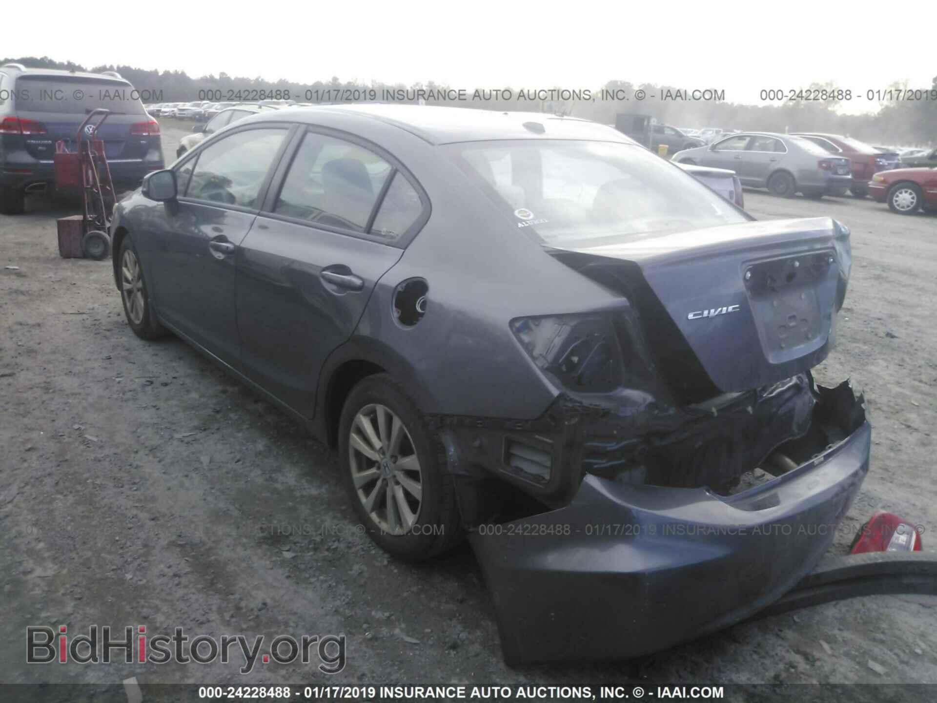 2012 HONDA CIVIC - VIN: 19XFB2F83CE055471 - Фото 3