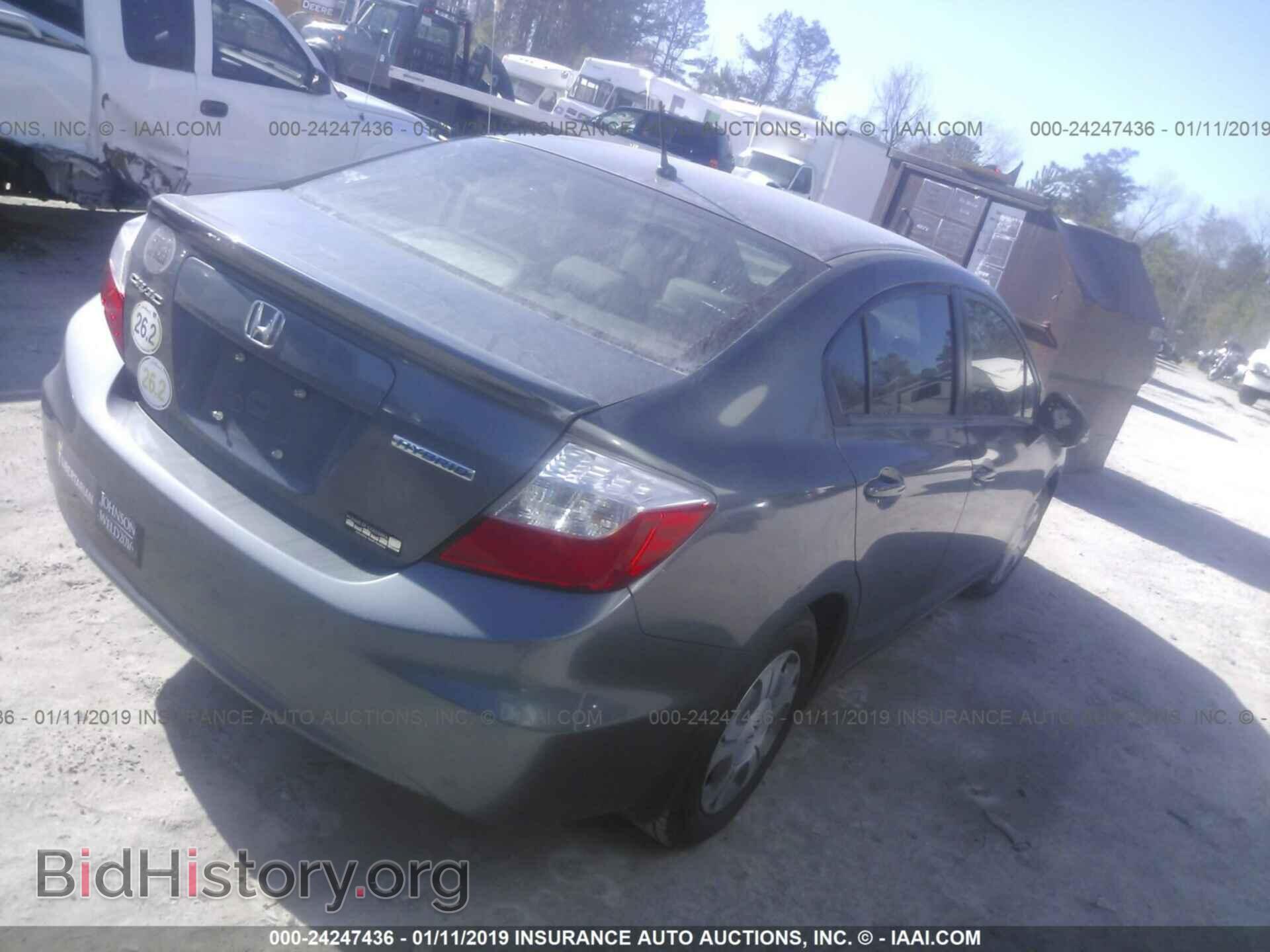 2012 HONDA CIVIC - VIN: JHMFB4F27CS004249 - Фото 4