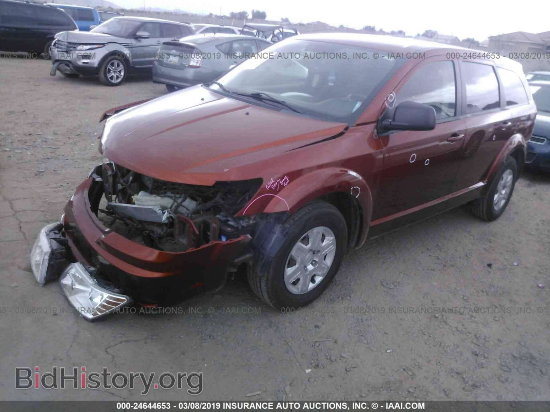 2012 DODGE JOURNEY - VIN: 3C4PDCAB0CT306871 - Фото 2