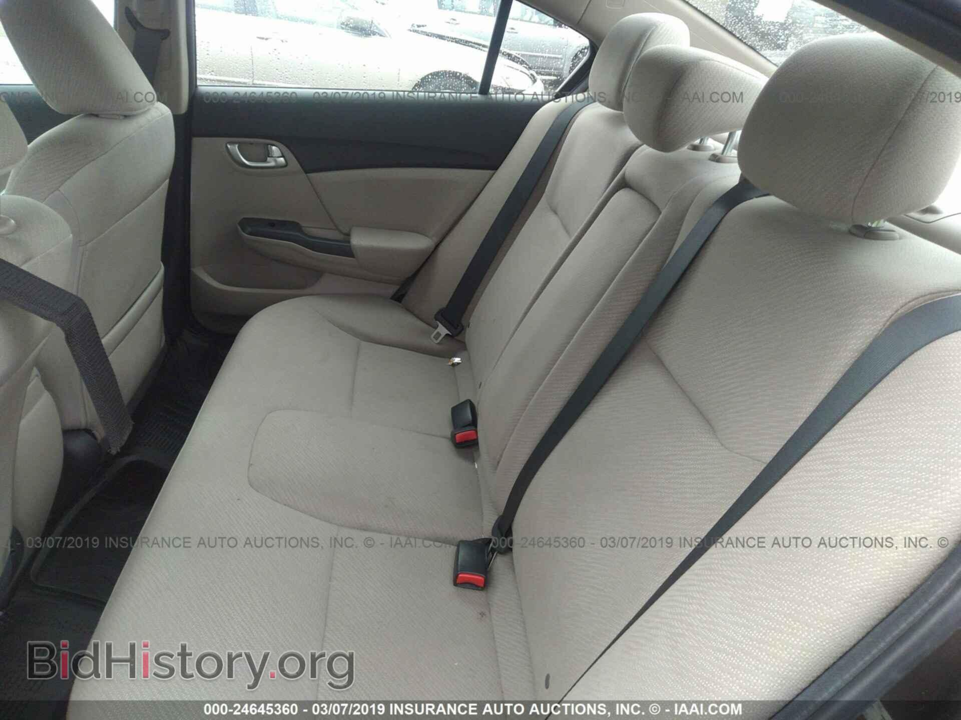 2013 HONDA CIVIC - VIN: 2HGFB2F86DH554255 - Фото 8