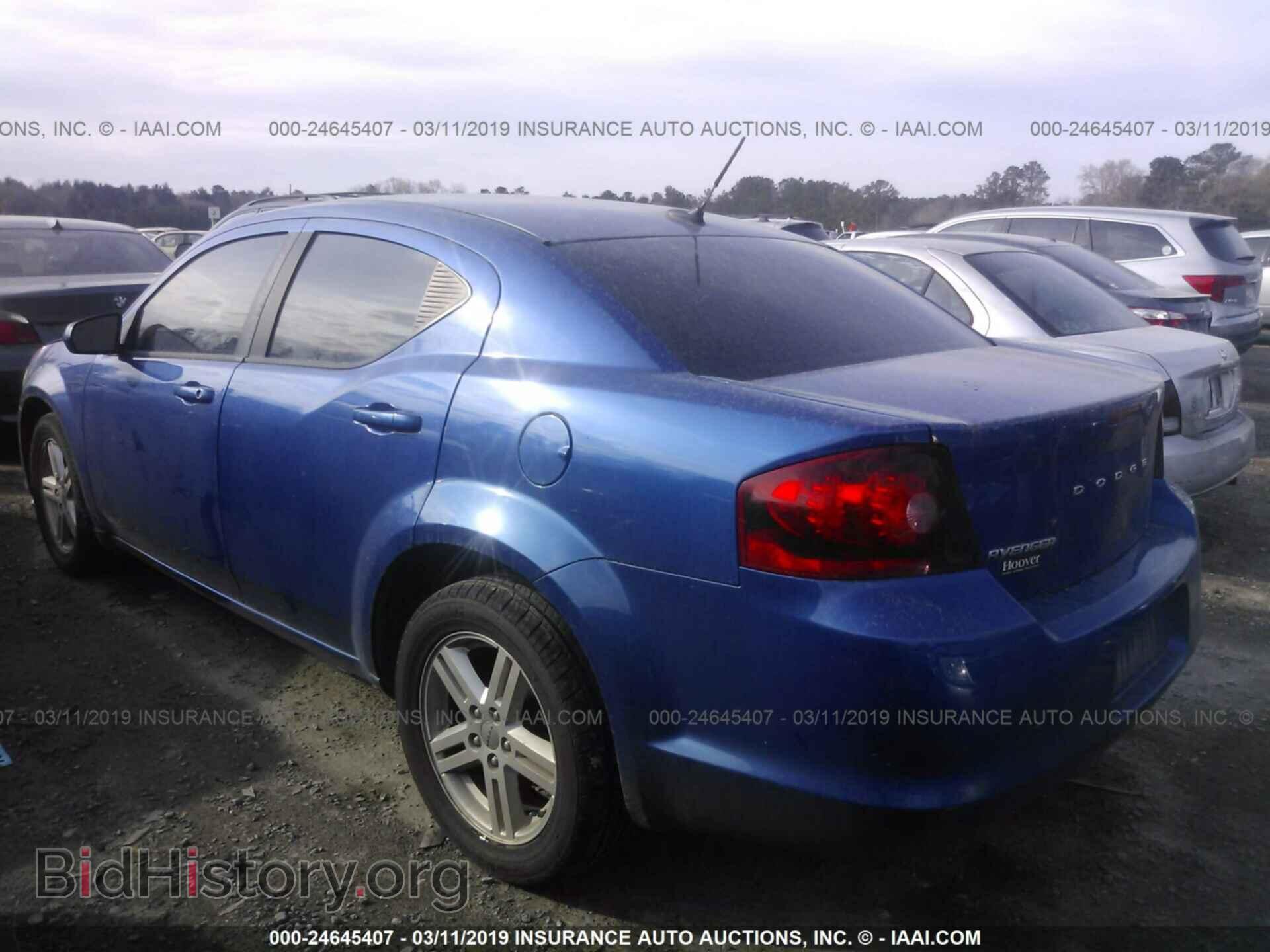 2012 DODGE AVENGER - VIN: 1C3CDZCB0CN148423 - Фото 3