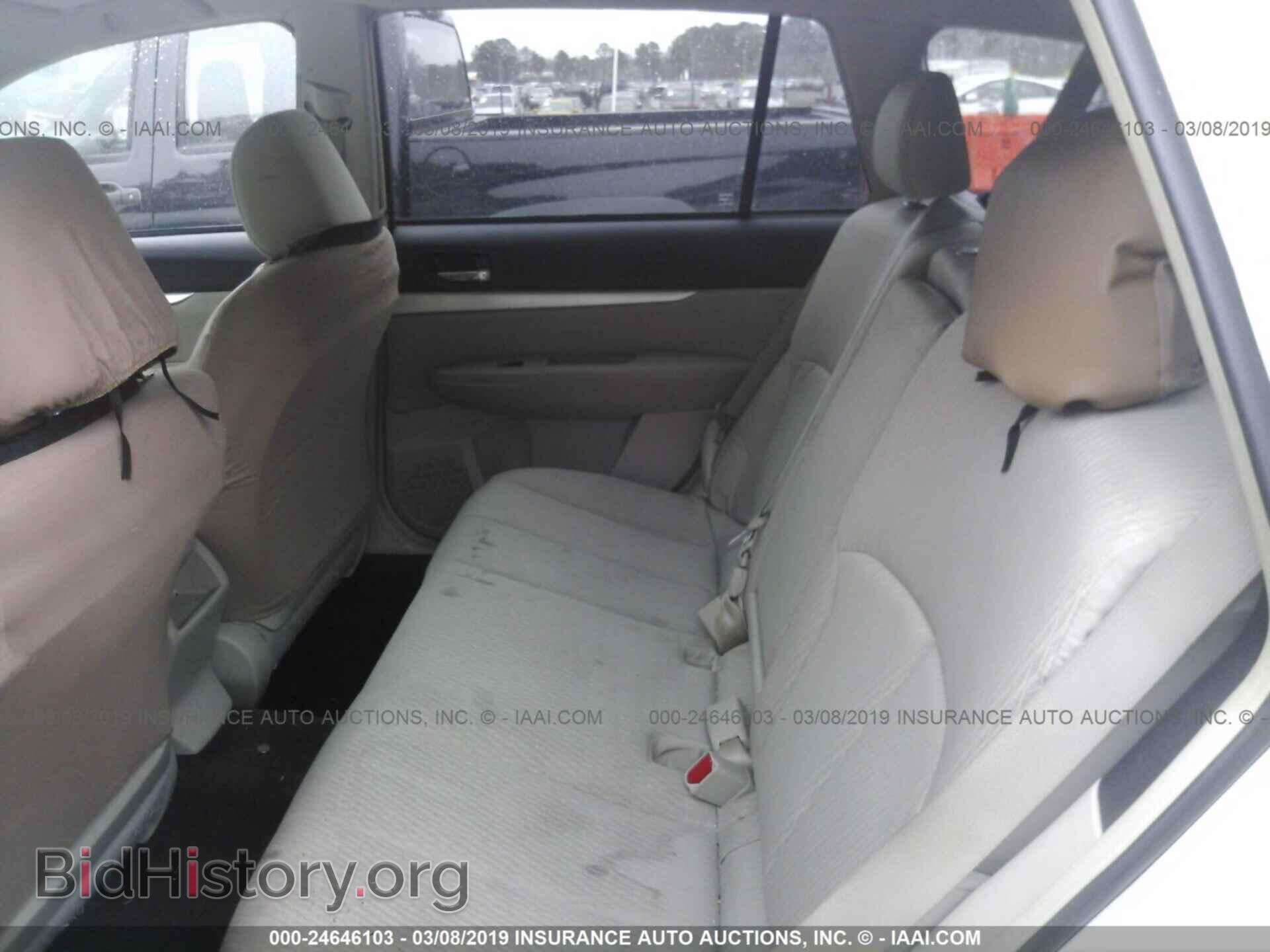 2012 SUBARU OUTBACK - VIN: 4S4BRBGC7C3281657 - Photo 8