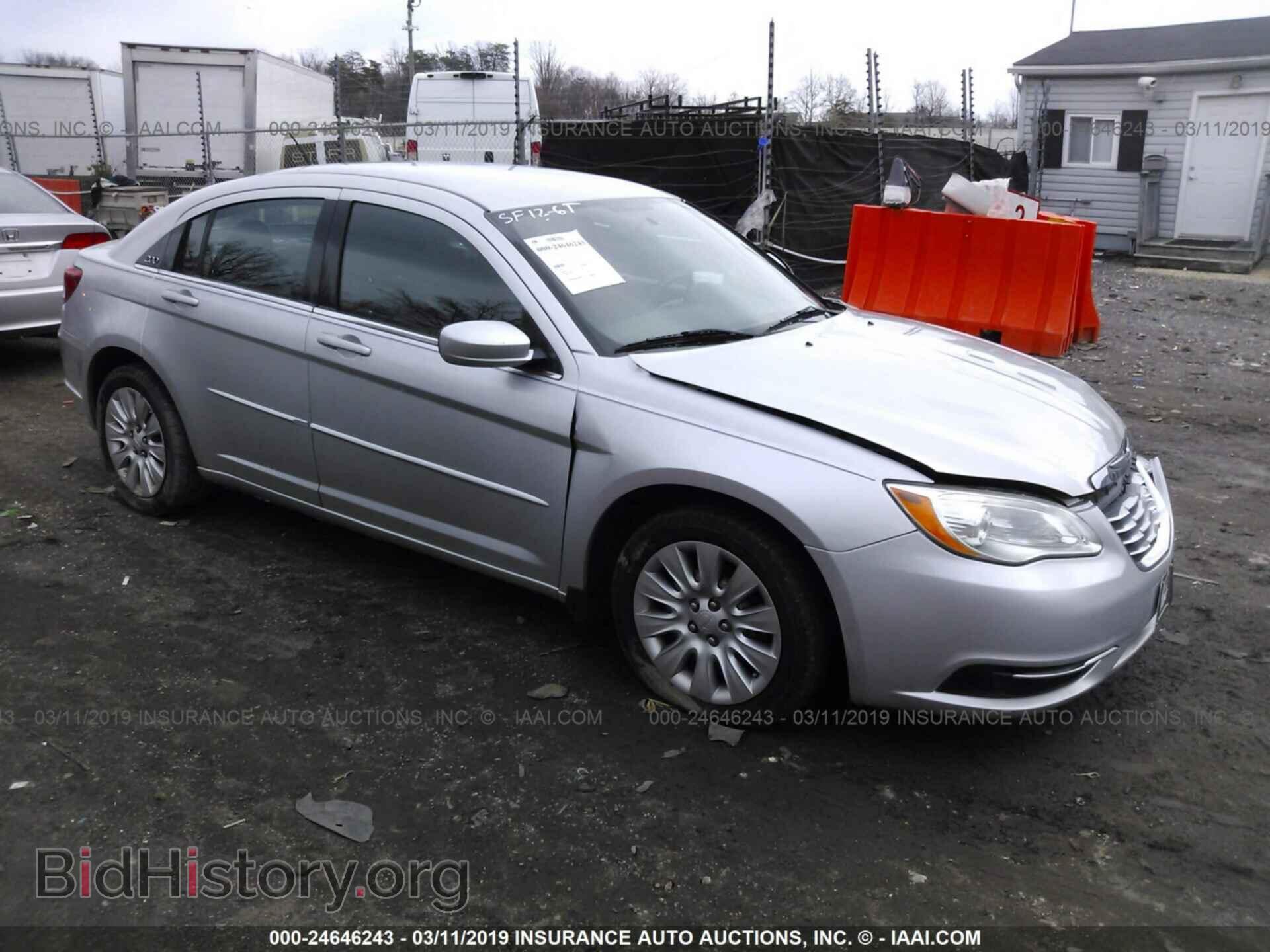 Фотография 1C3CCBABXCN207667 - CHRYSLER 200 2012