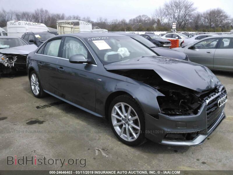2014 Audi A4 Premium Plus (VIN WAUFFAFL6EN020678) — фото 1 из 10, IAAI, повреждение: передняя часть