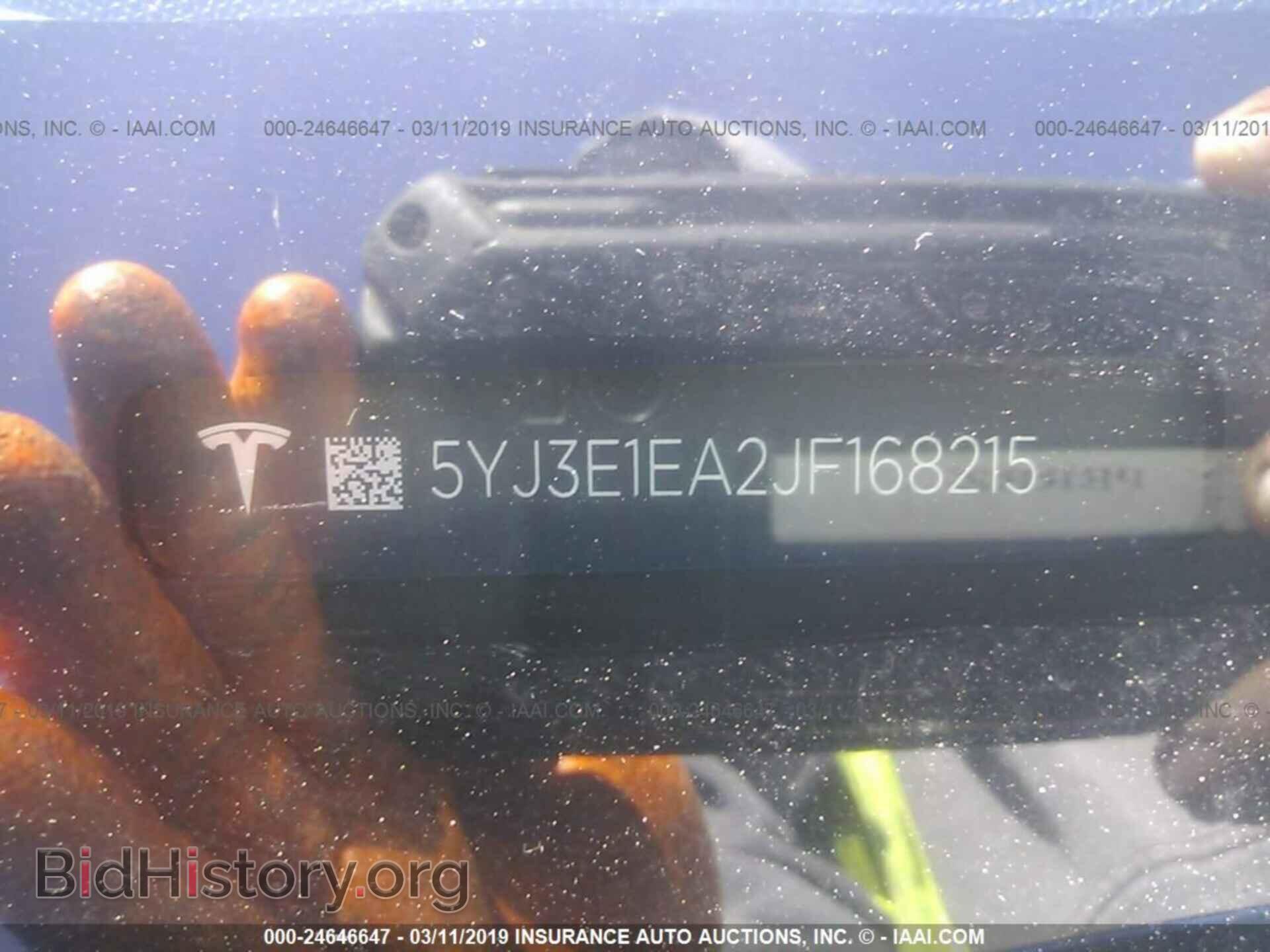 2018 TESLA MODEL 3 - VIN: 5YJ3E1EA2JF168215 - Фото 9