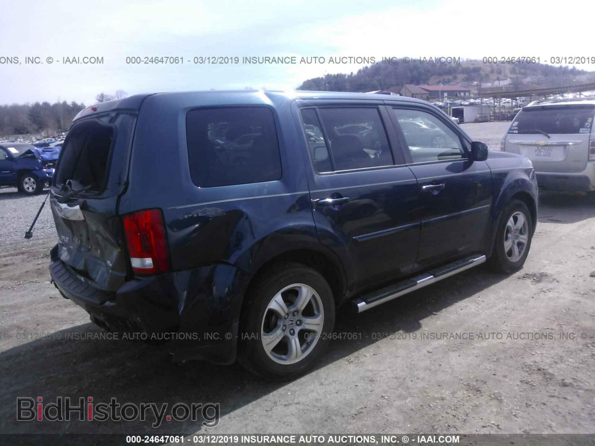 2012 HONDA PILOT - VIN: 5FNYF4H62CB002744 - Фото 4