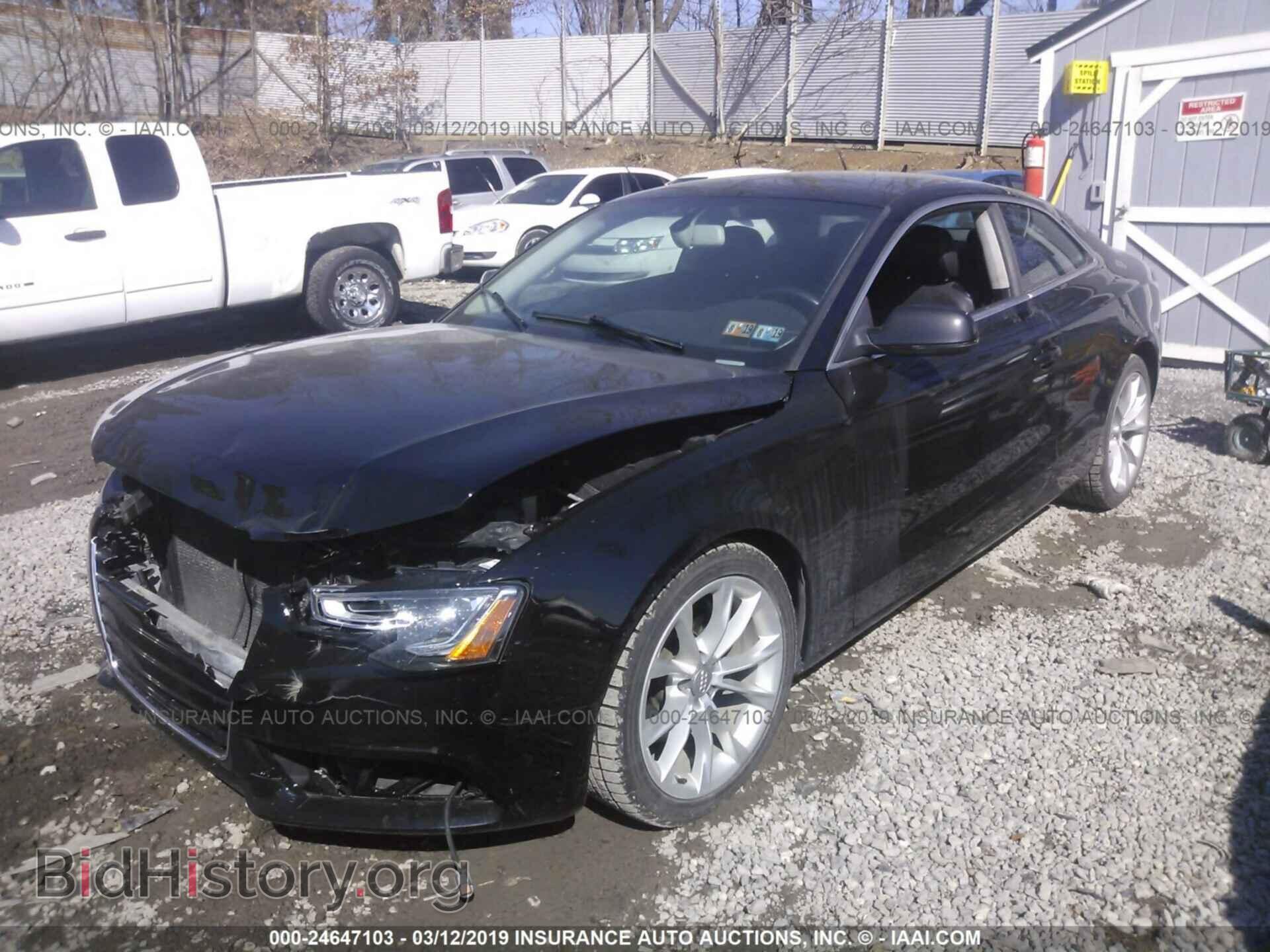 2013 AUDI A5 - VIN: WAUCFAFR7DA012652 - Фото 2
