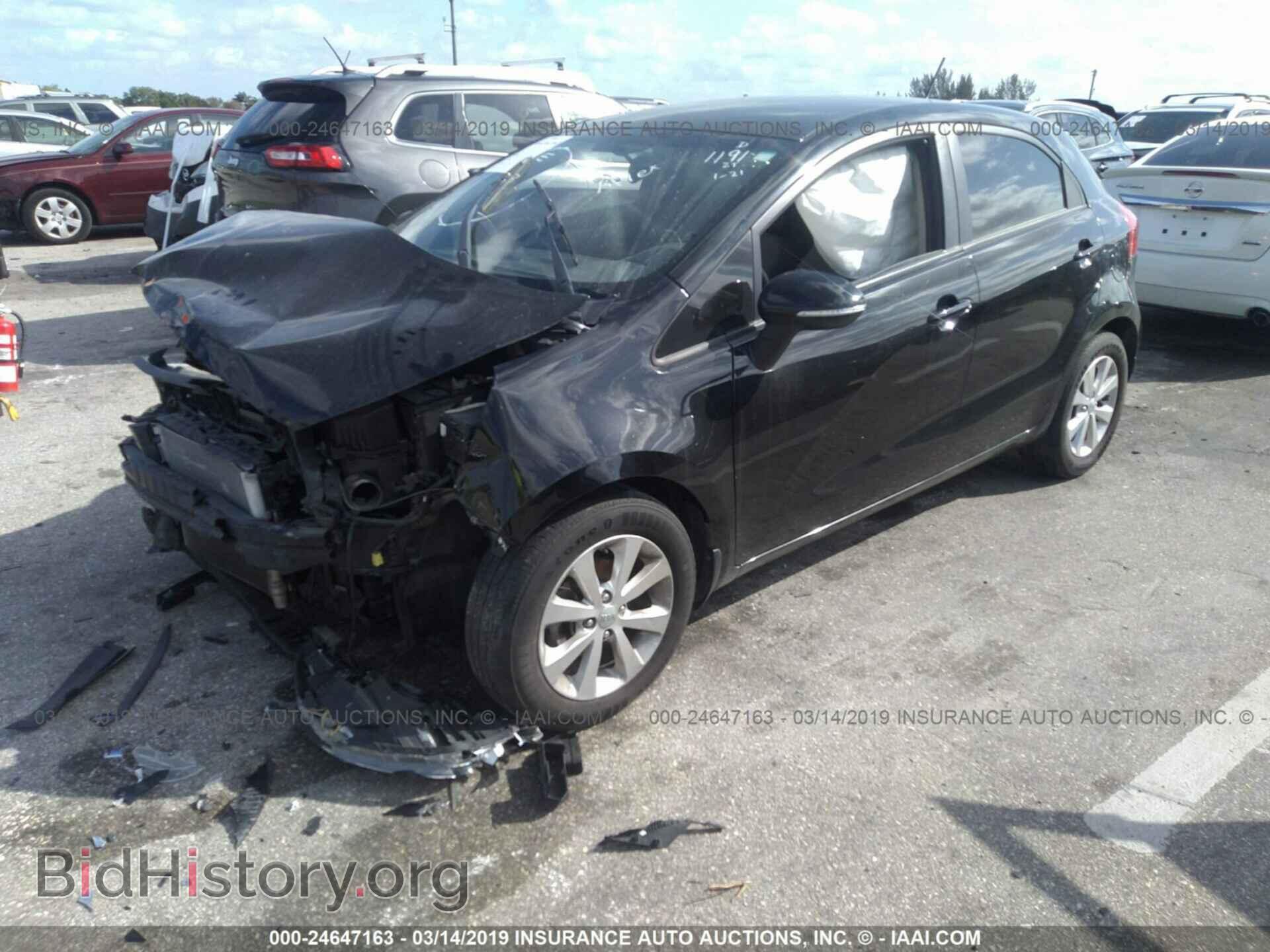 2012 KIA RIO - VIN: KNADN5A35C6021191 - Фото 2