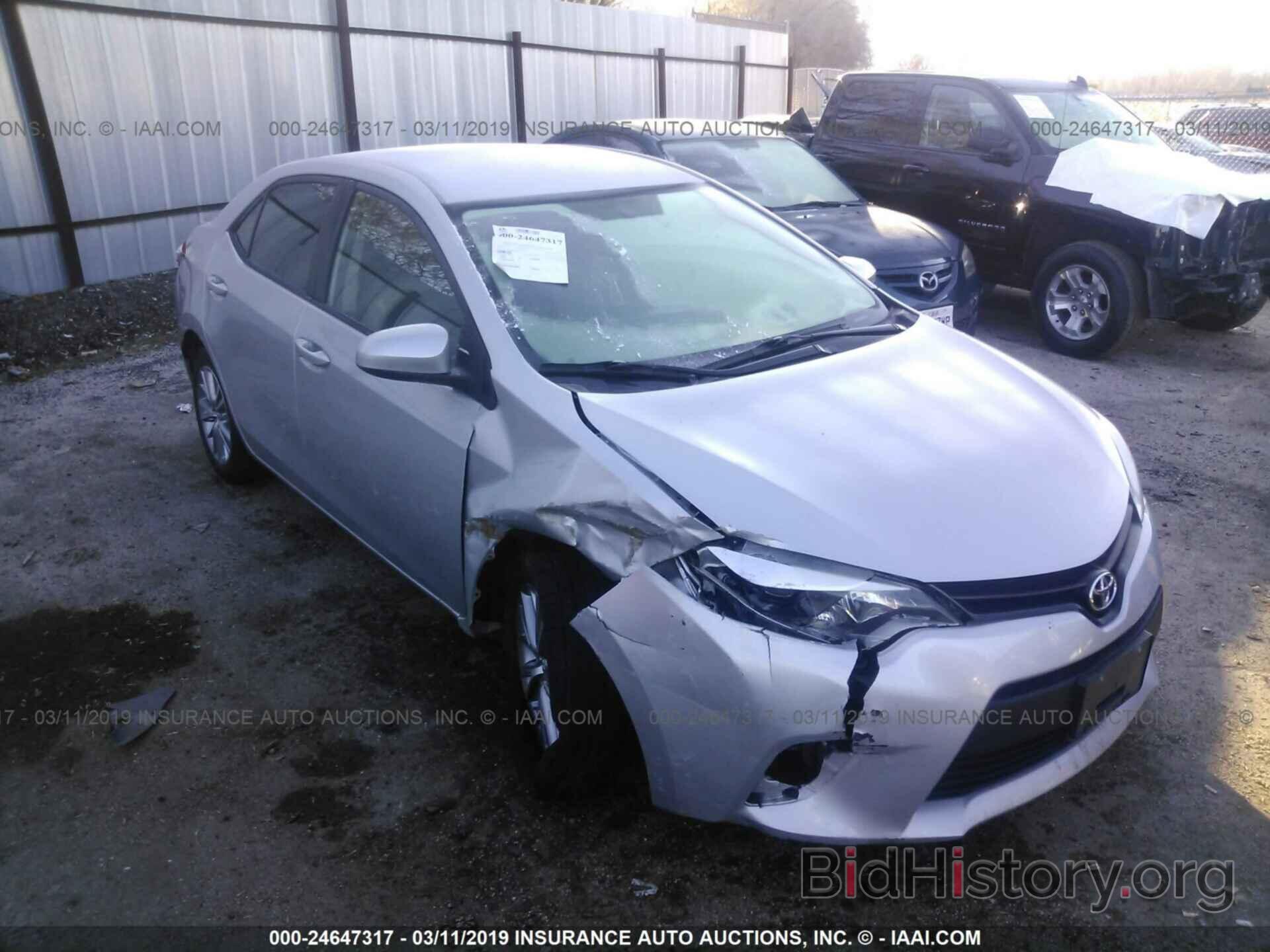 Photo 5YFBURHE7EP137161 - TOYOTA COROLLA 2014