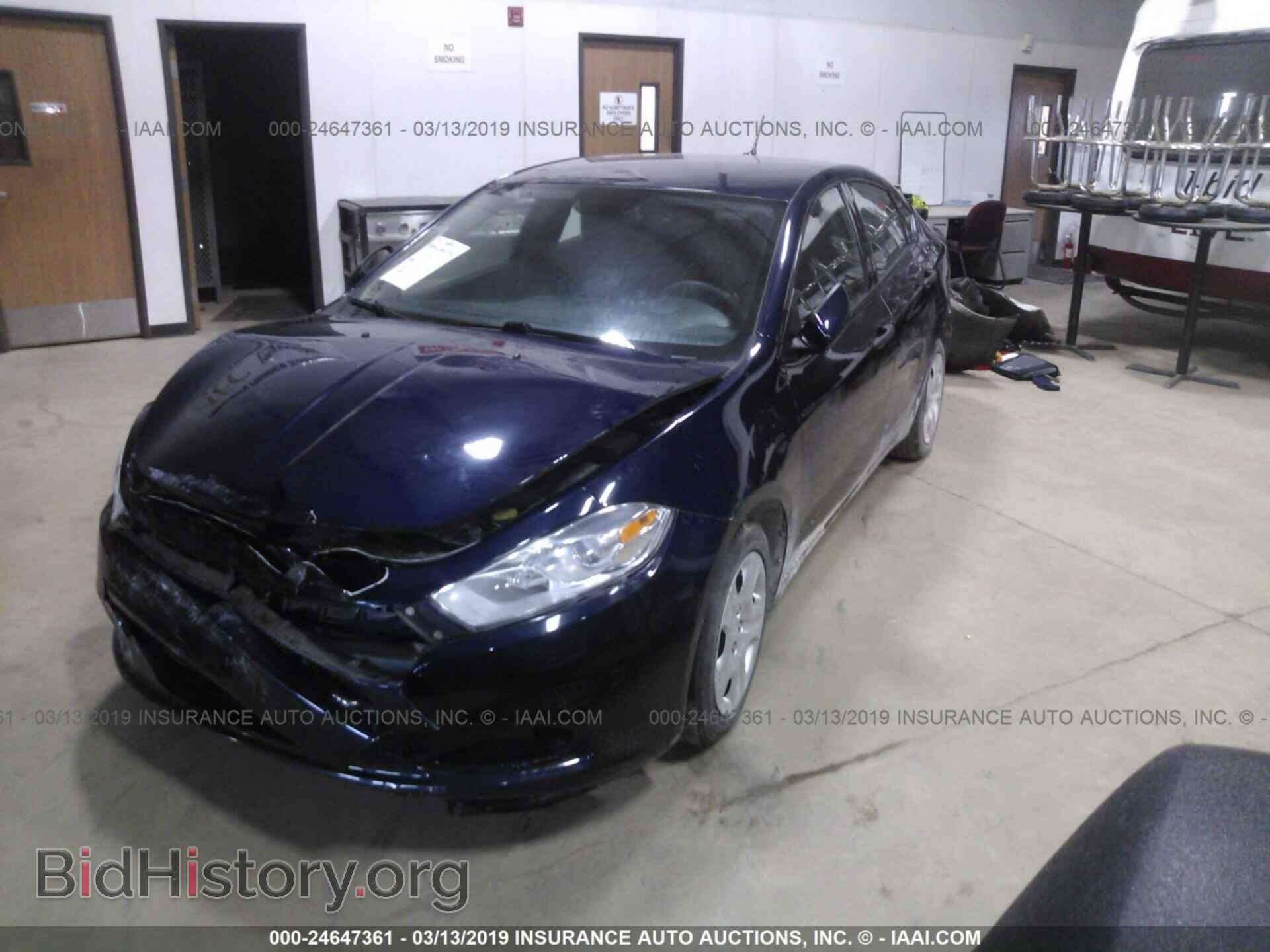 2013 DODGE DART - VIN: 1C3CDFAA1DD209956 - Фото 2