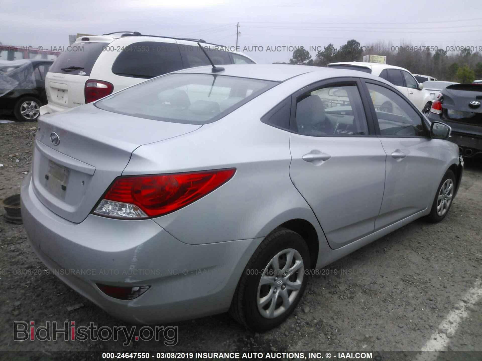 2013 HYUNDAI ACCENT - VIN: KMHCT4AE8DU482958 - Фото 4