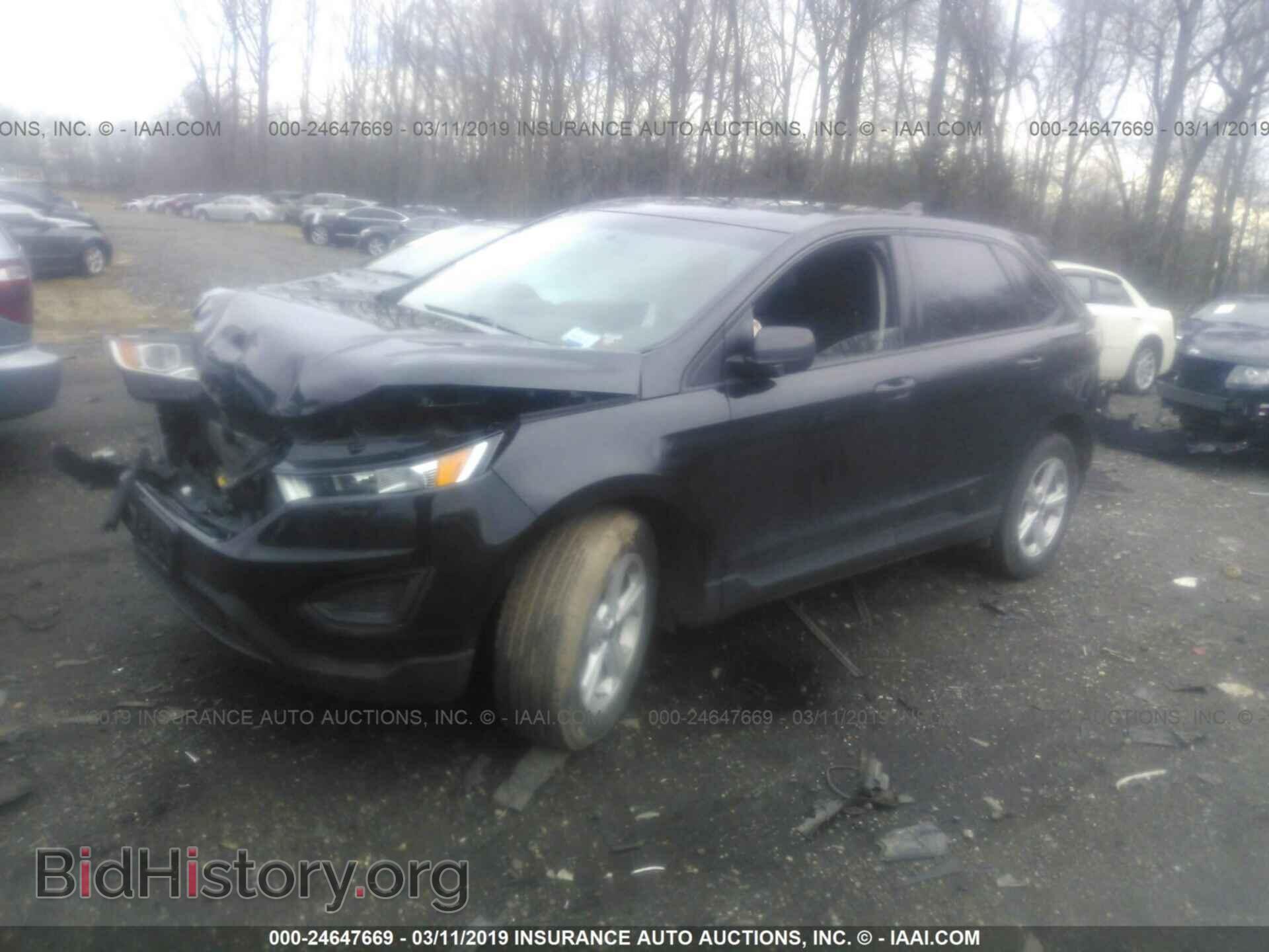 2015 FORD EDGE - VIN: 2FMTK4G88FBC21312 - Фото 2