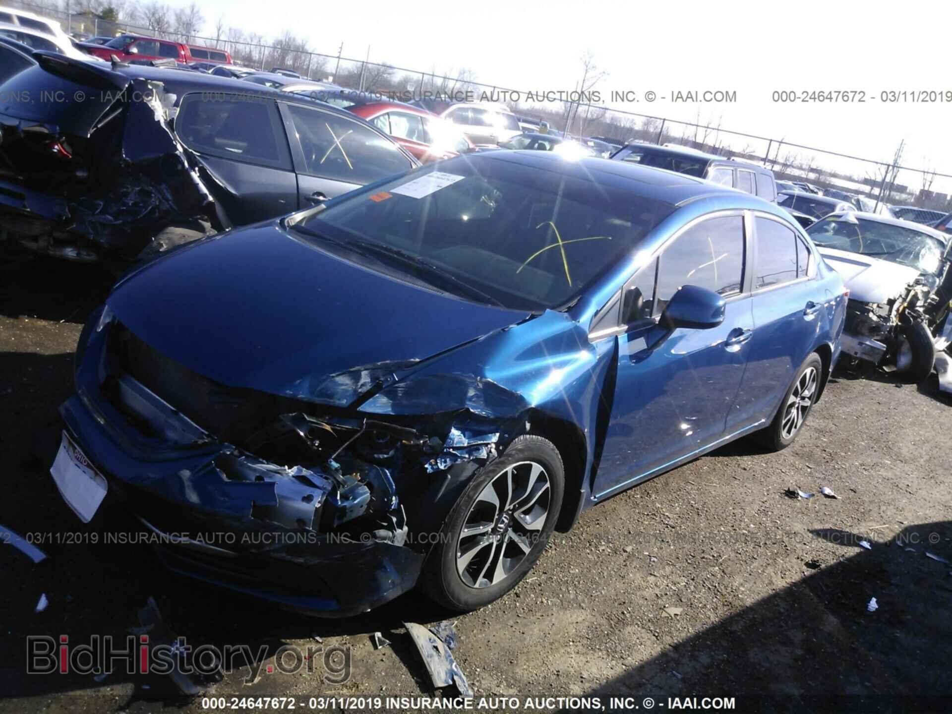 2013 HONDA CIVIC - VIN: 19XFB2F84DE087377 - Фото 2