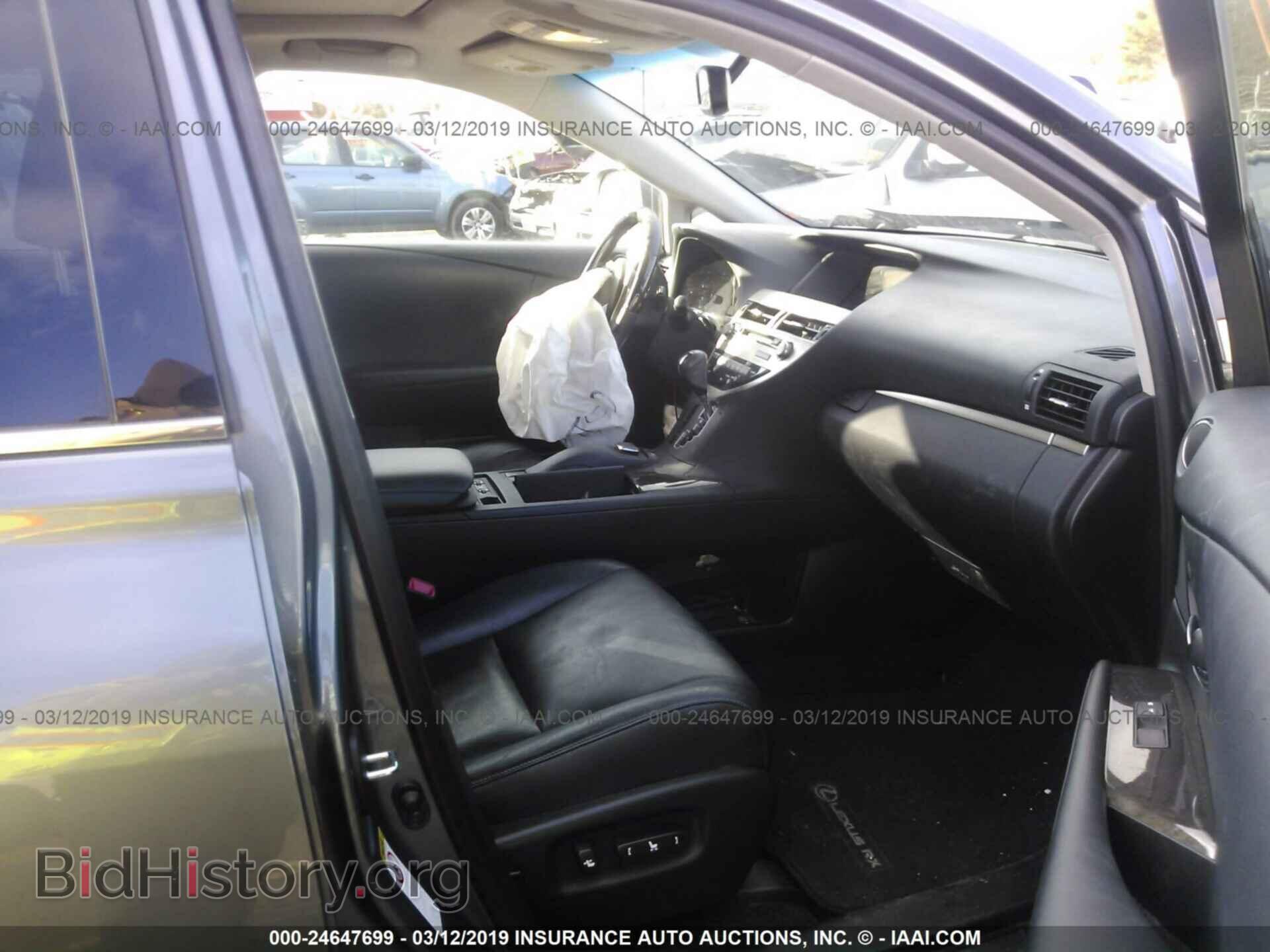 2013 LEXUS RX - VIN: JTJBC1BA9D2439989 - Photo 5