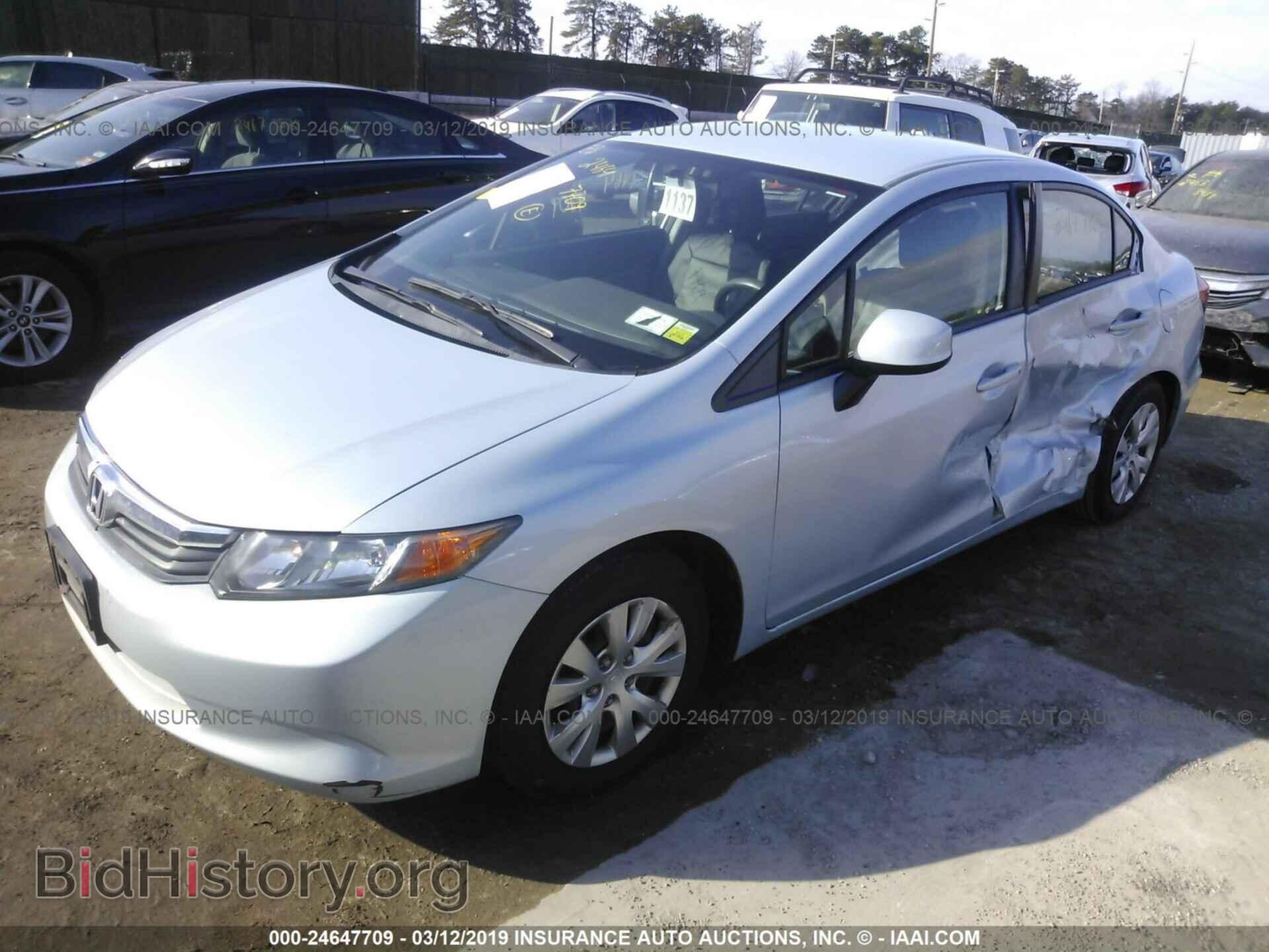 2012 HONDA CIVIC - VIN: 19XFB2F59CE336714 - Фото 2