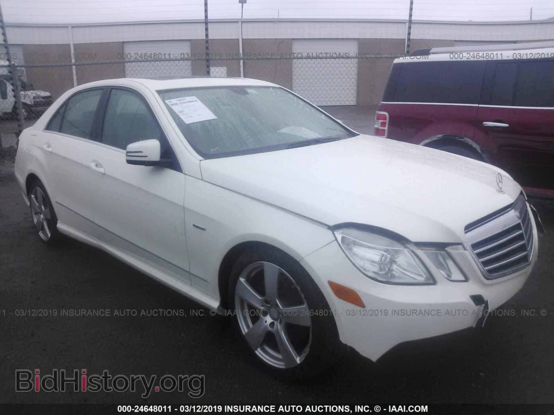 Фотография WDDHF8JB4CA618751 - MERCEDES-BENZ E 2012