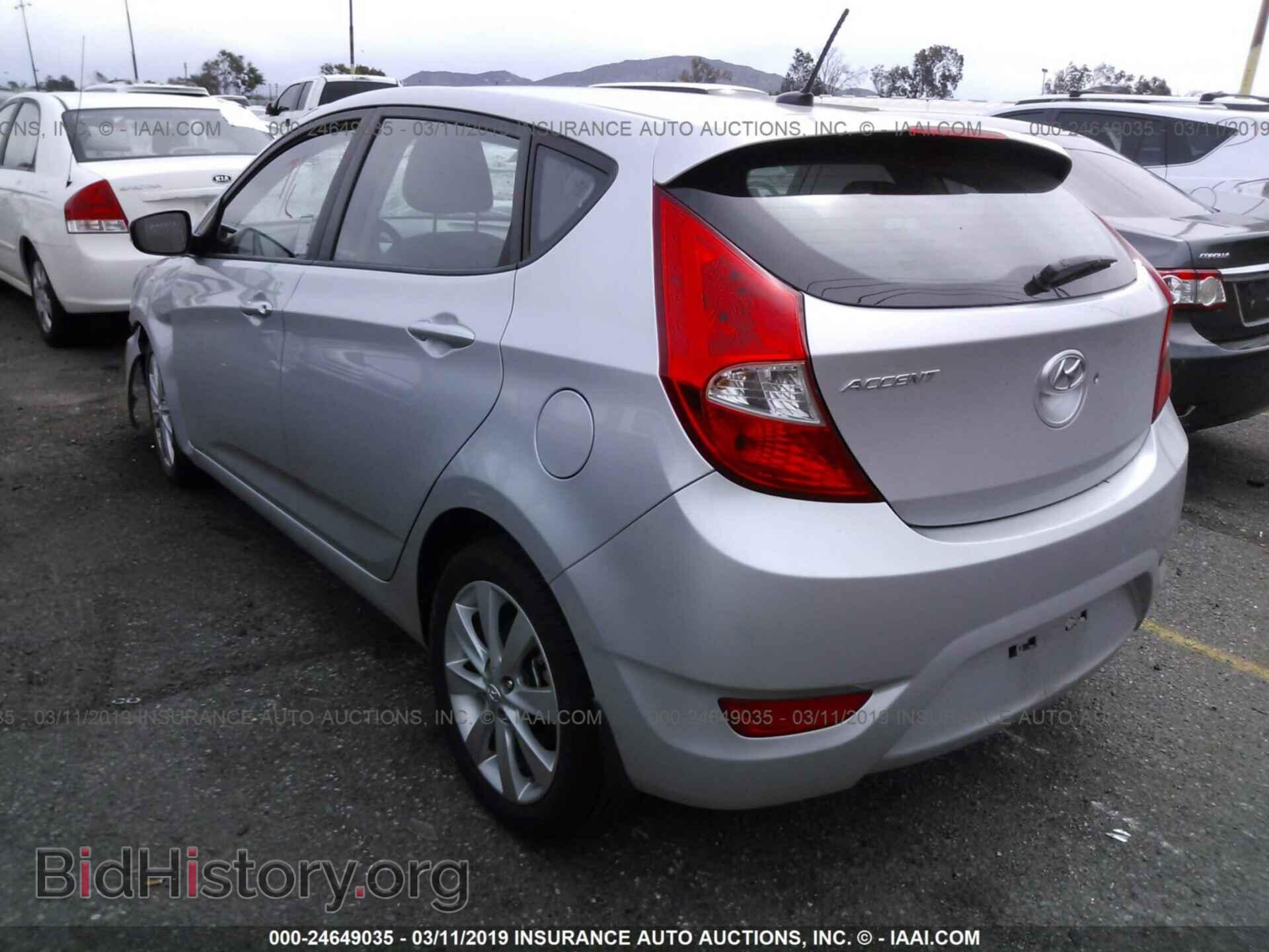2013 HYUNDAI ACCENT - VIN: KMHCU5AE5DU073769 - Фото 3