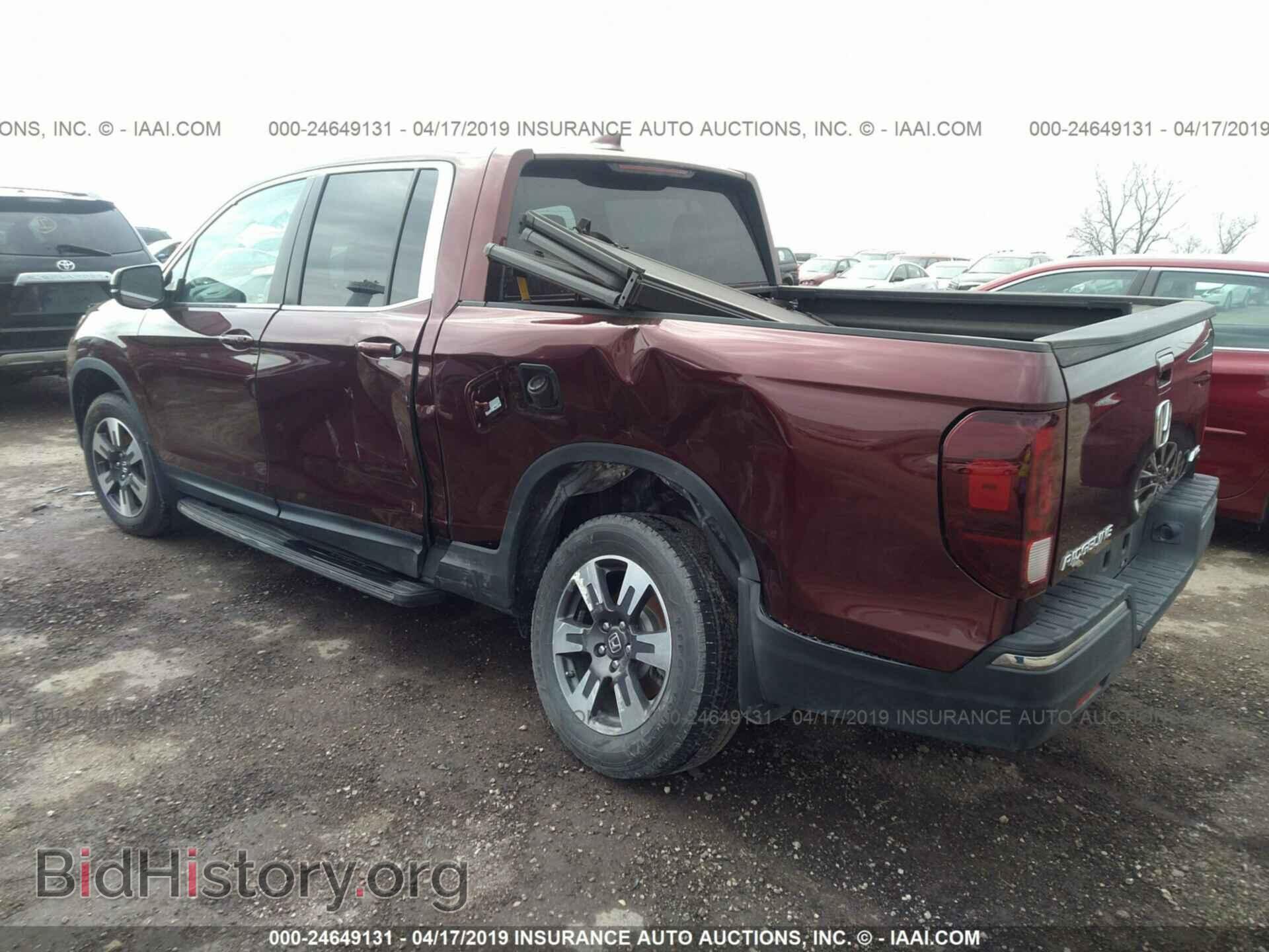 2017 HONDA RIDGELINE - VIN: 5FPYK3F66HB030974 - Фото 3