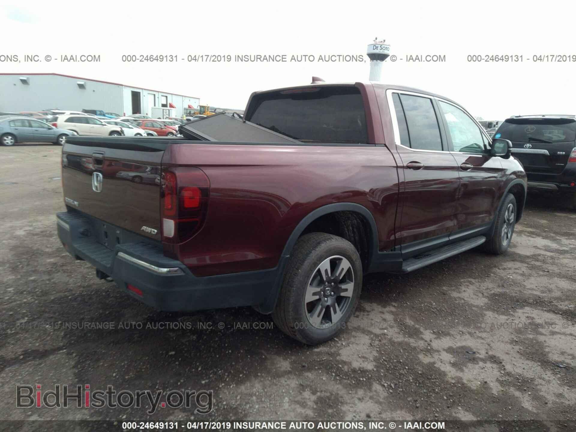2017 HONDA RIDGELINE - VIN: 5FPYK3F66HB030974 - Фото 4