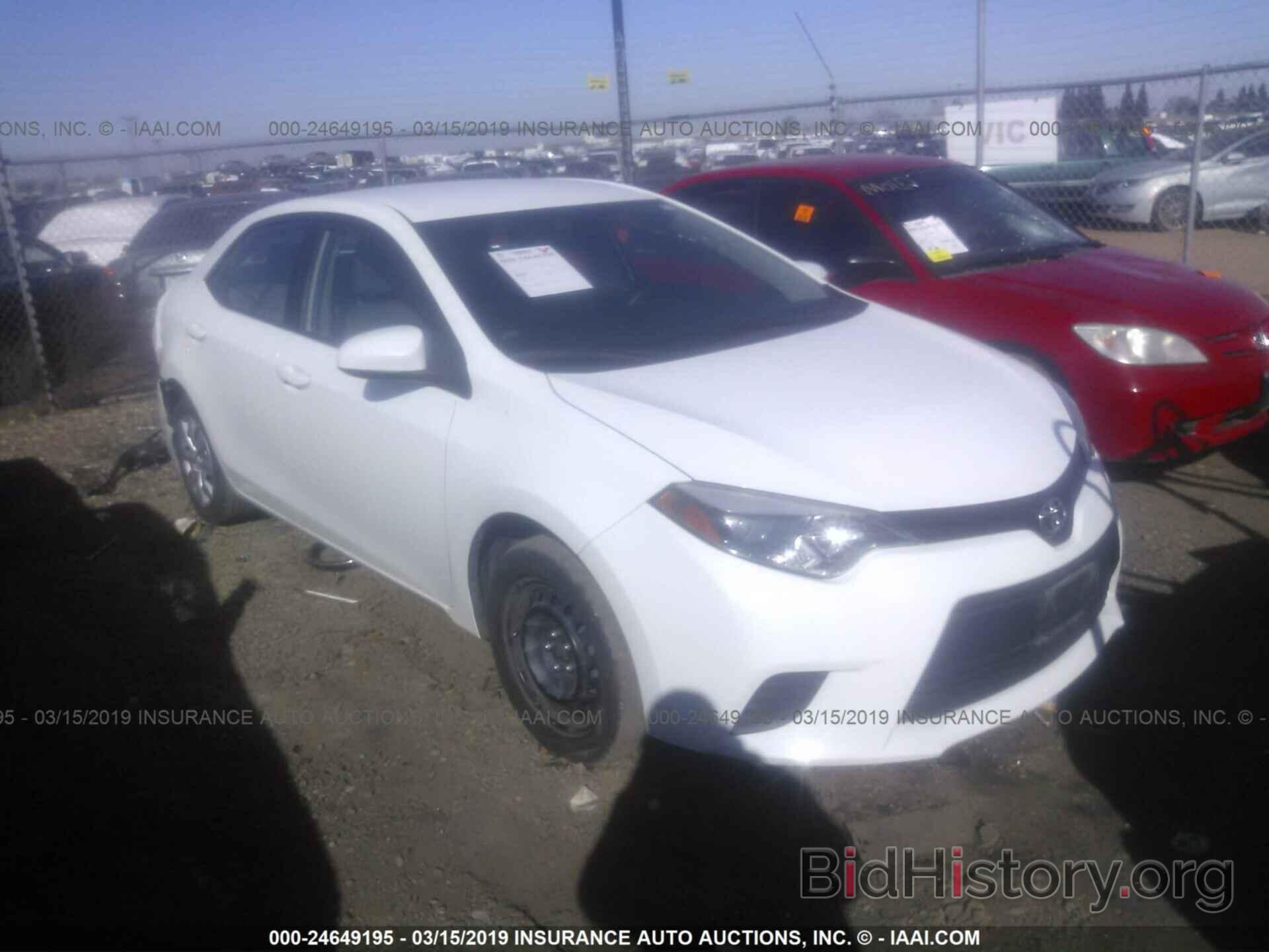 Photo 5YFBURHE6EP079656 - TOYOTA COROLLA 2014