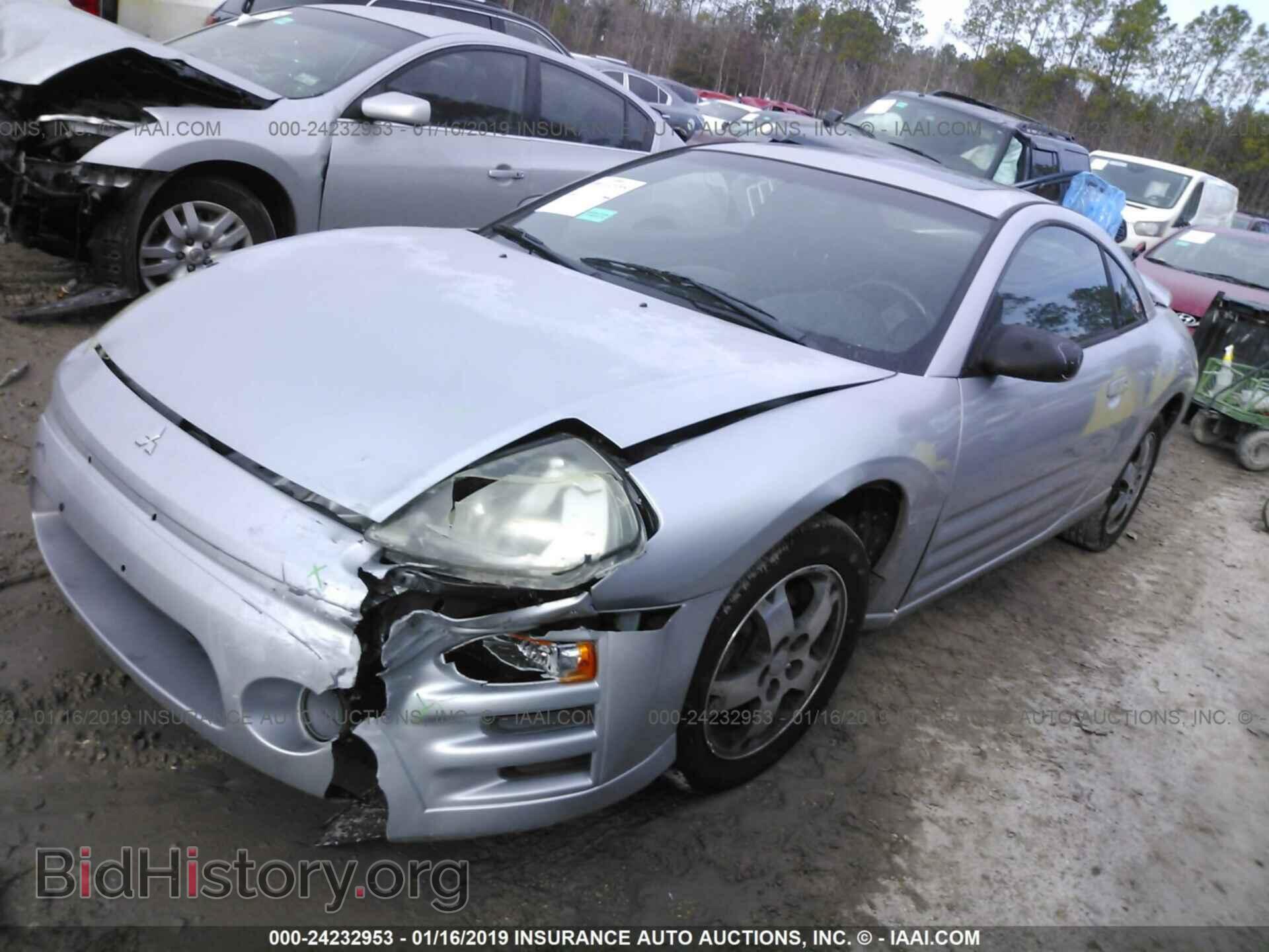 2003 MITSUBISHI ECLIPSE - VIN: 4A3AC44G63E084291 - Фото 2