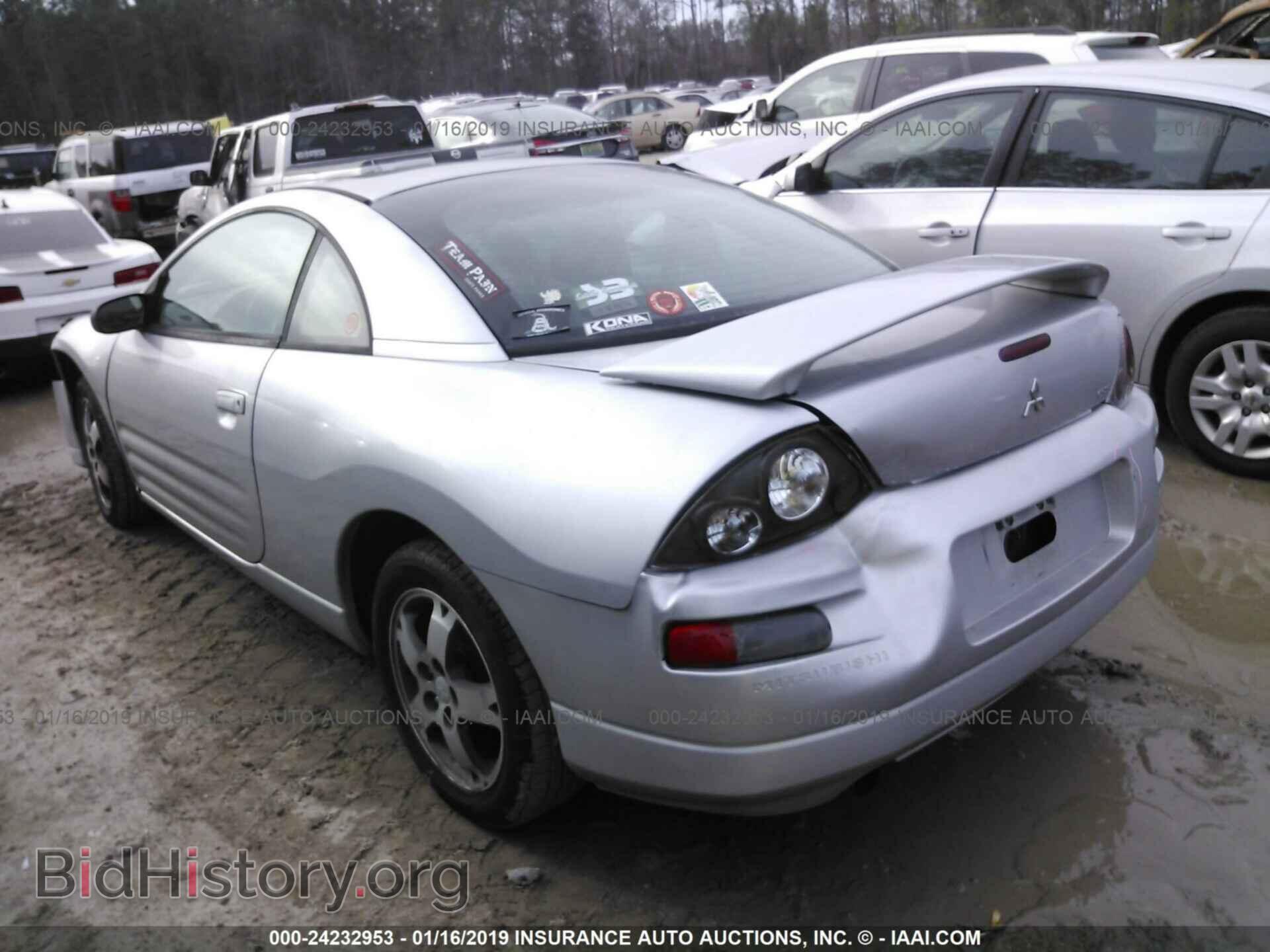 2003 MITSUBISHI ECLIPSE - VIN: 4A3AC44G63E084291 - Фото 3